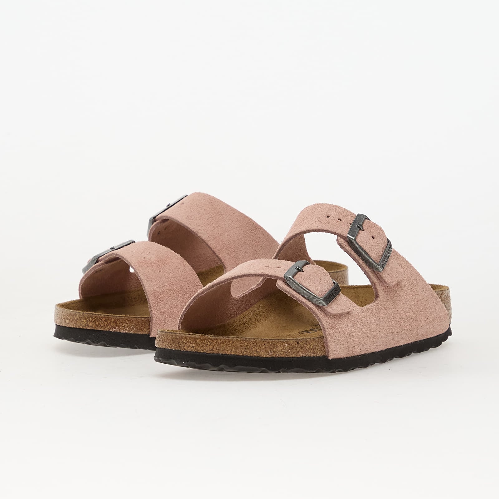 Pánské tenisky a boty Birkenstock Arizona Suede Leather Unisex Pink Clay