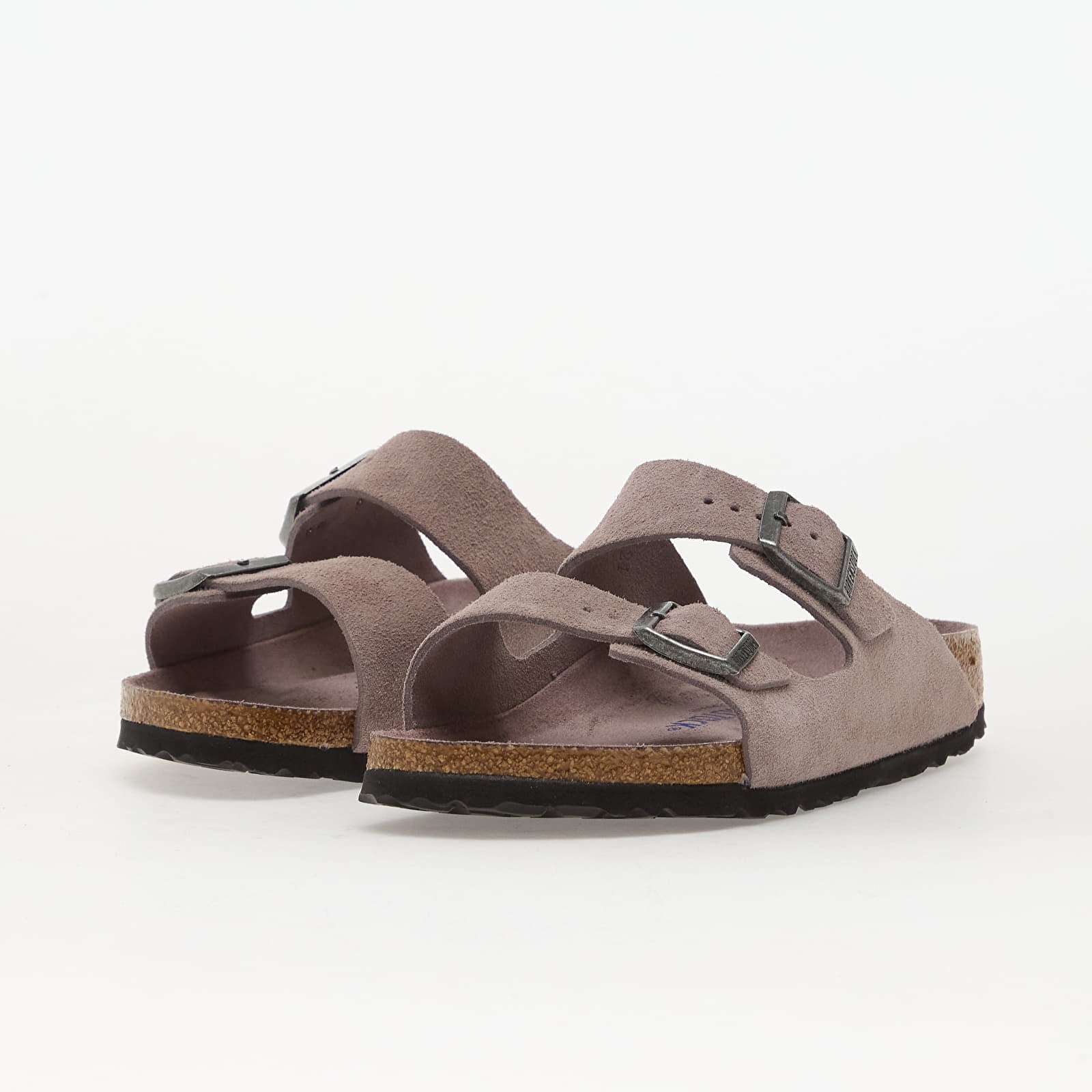 Pánské tenisky a boty Birkenstock Arizona Soft Footbed Suede Leather Unisex Faded Purple Tonal FB