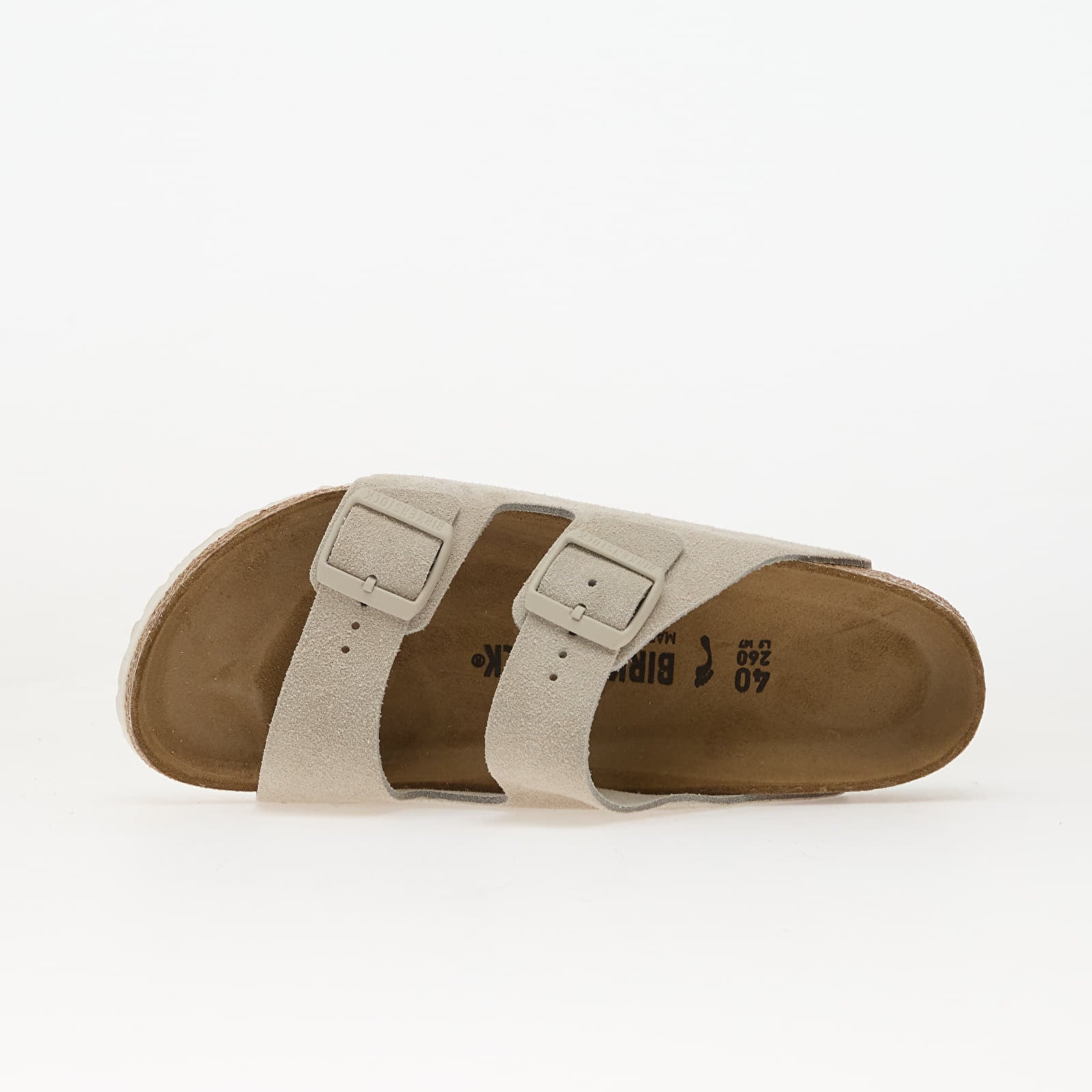 Pánské tenisky a boty Birkenstock Arizona Suede Leather Unisex Oyster