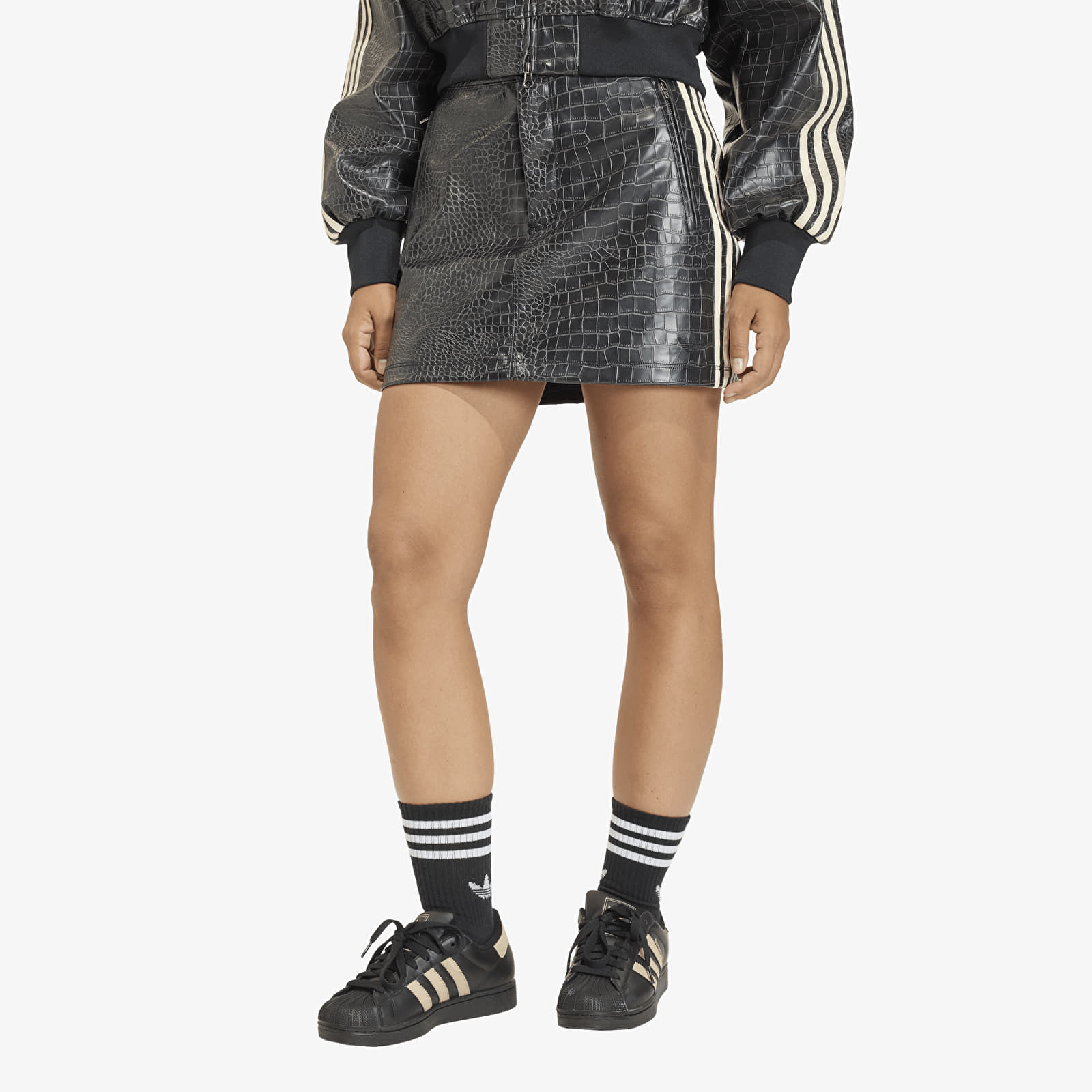 Kjolar för kvinnor adidas Pleather Skirt Black