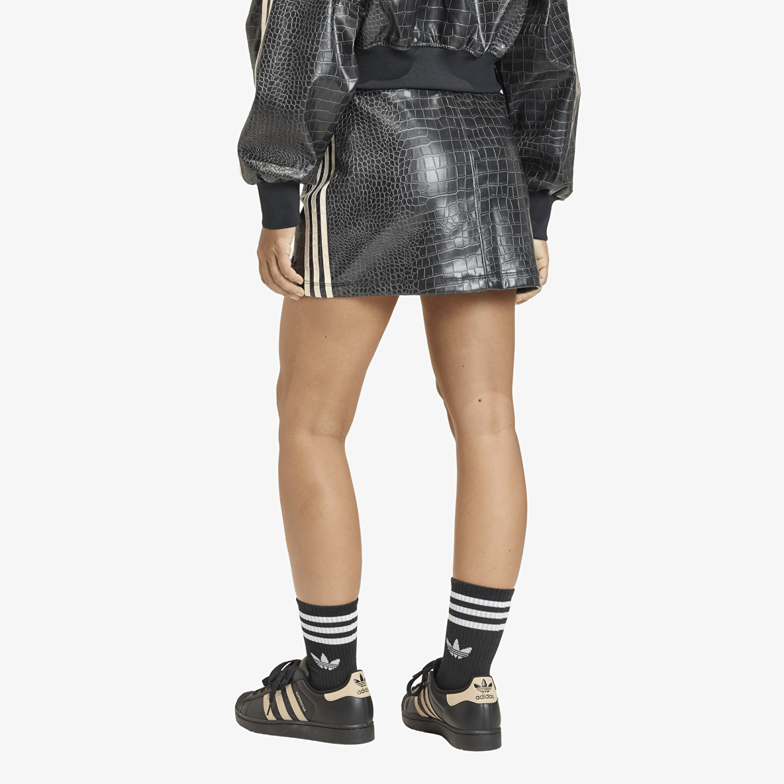 Kjolar för kvinnor adidas Pleather Skirt Black