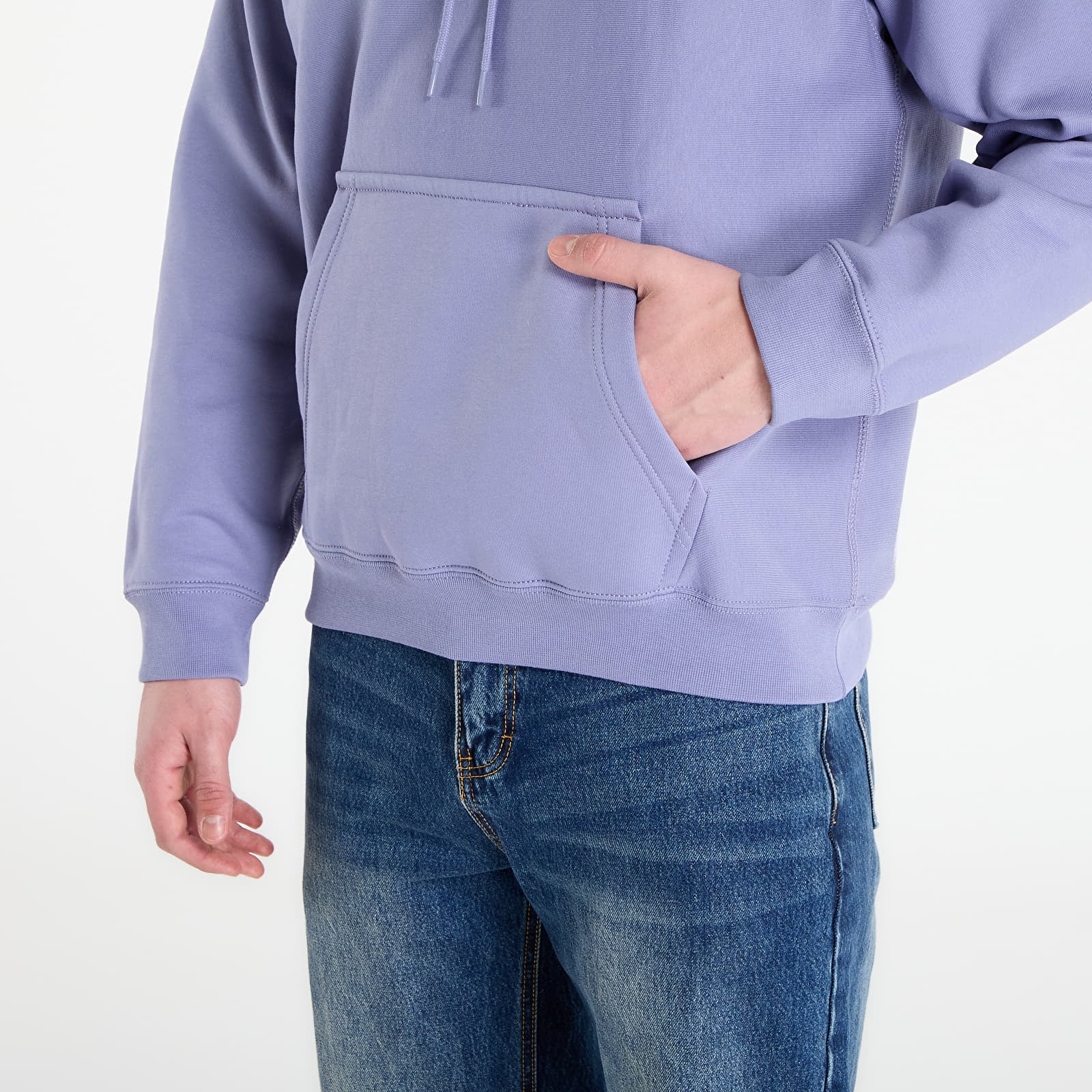 Mikiny Nike Solo Swoosh Men's Pullover Hoodie Iron Purple/ White