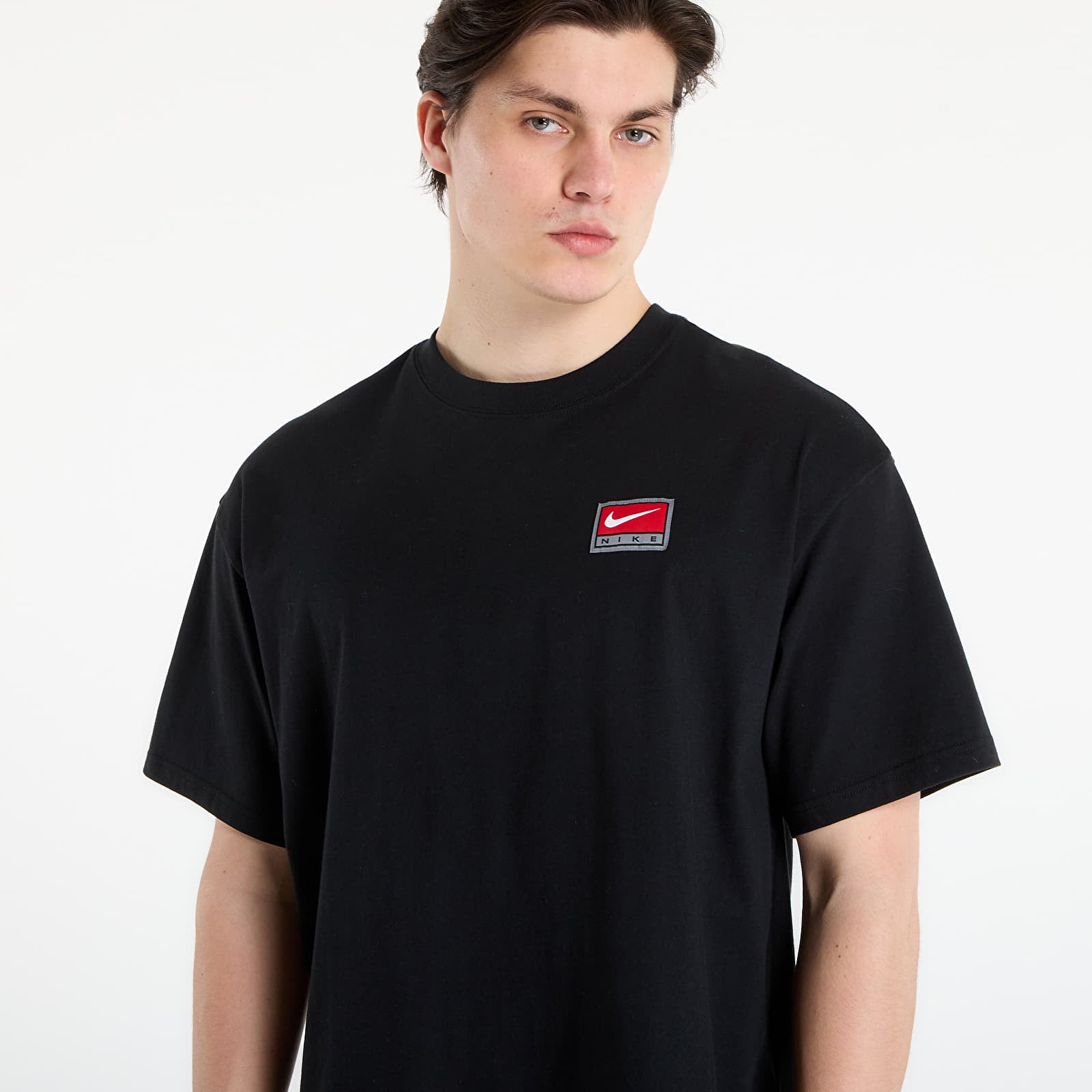 T-Shirts Nike Life Men's Short-Sleeve Boxy Knit Top Black