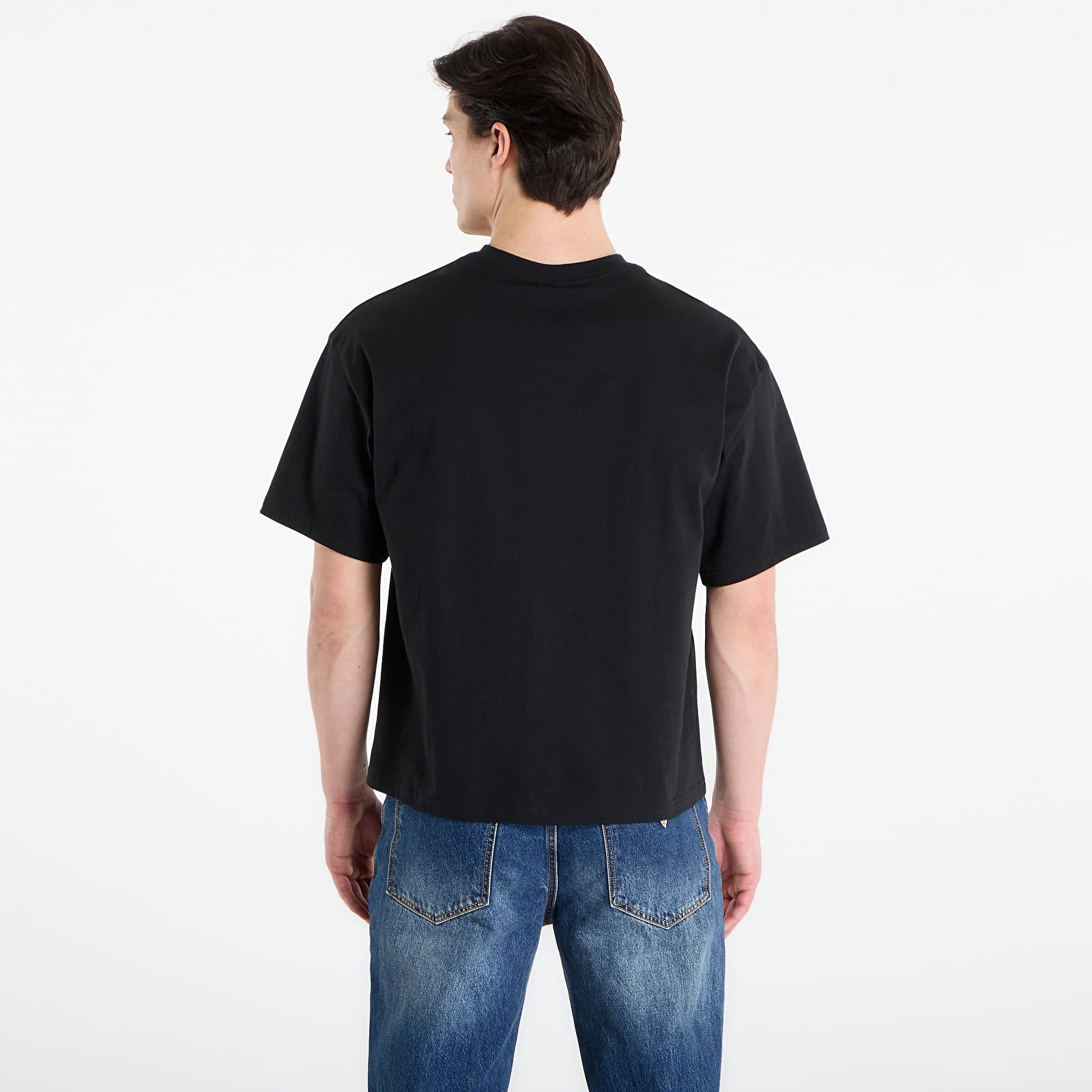 T-Shirts Nike Life Men's Short-Sleeve Boxy Knit Top Black