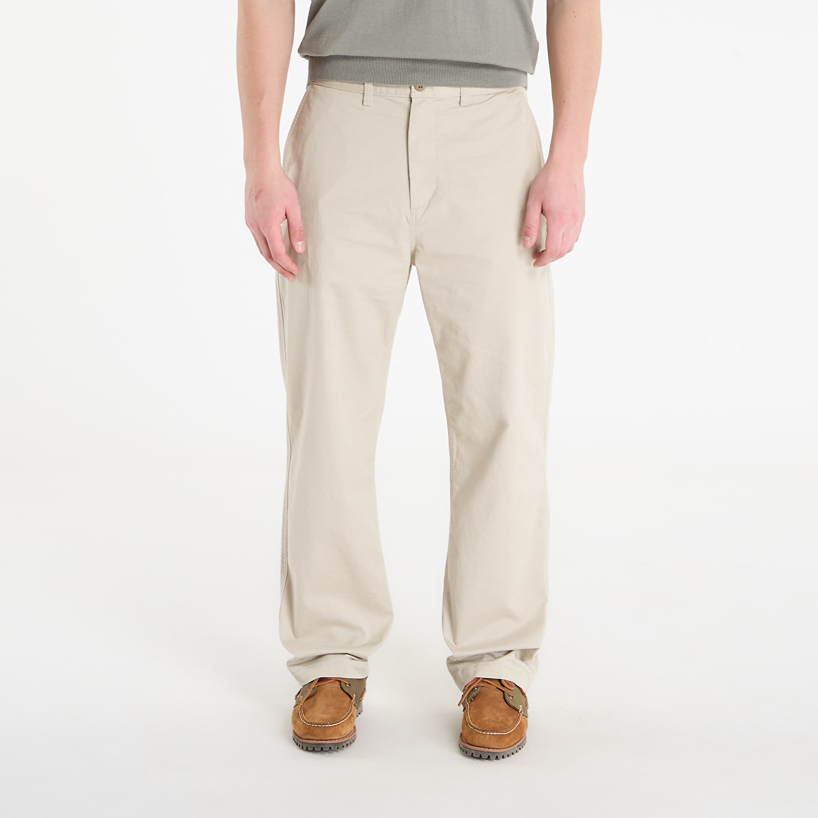 Pánske nohavice GAP 90S Loose Khaki Pants Moonstone