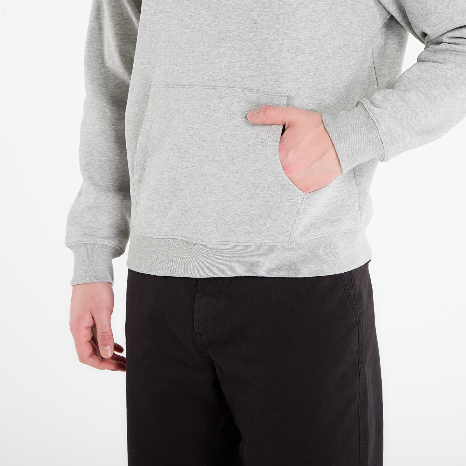 Sweatshirts GAP V-Frch Tonal Mini Logo Relaxed Po Hoodie Heather Grey