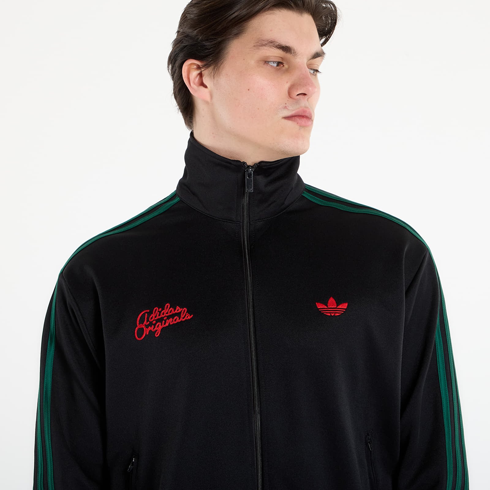 Sweatshirts adidas Tt Black/ Collegiate Green