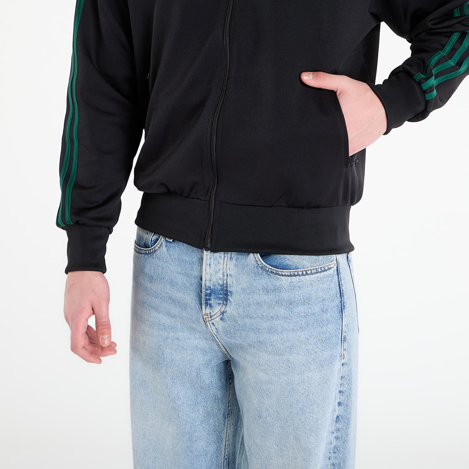 Sweatshirts adidas Tt Black/ Collegiate Green