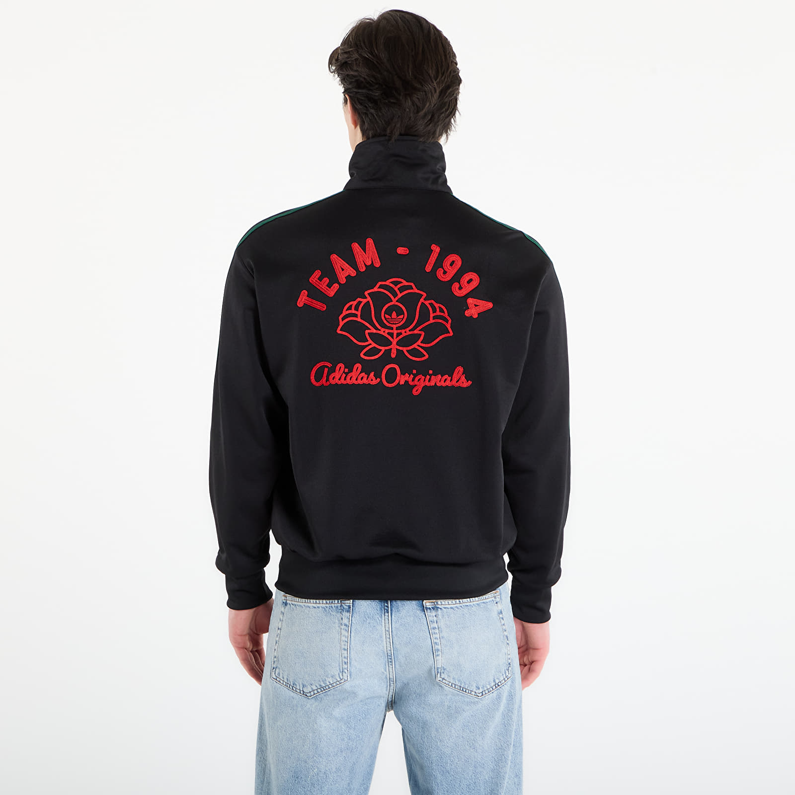 Sweatshirts adidas Tt Black/ Collegiate Green