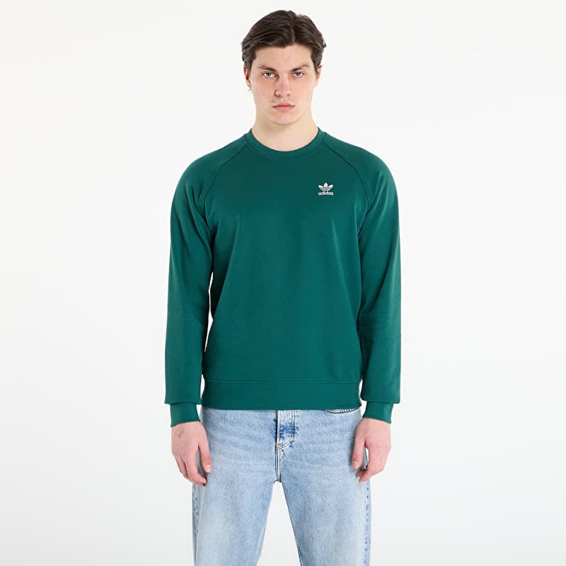 Sweatshirt adidas Trefoil Essentials French Terry Crew Sweatshirt Collegiate Green