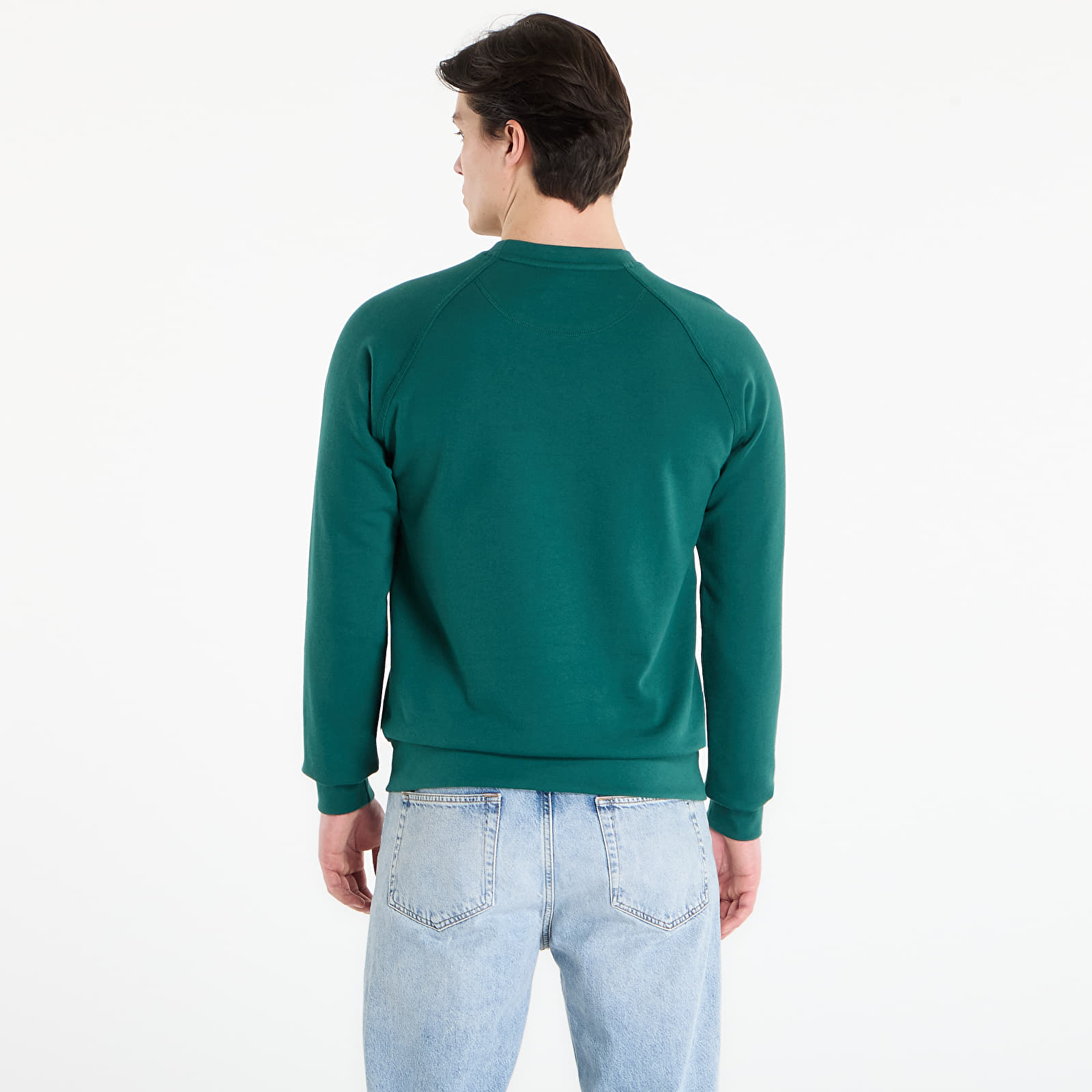 Sweatshirts adidas Trefoil Essentials French Terry Crew Sweatshirt Collegiate Green