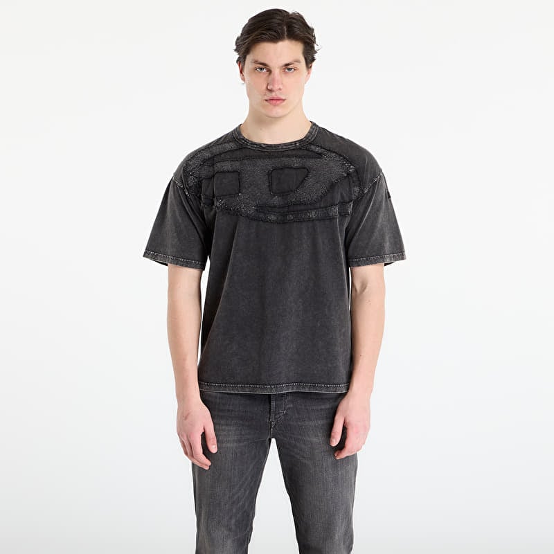 DIESEL T-Boxt-Den T-Shirt Black/ Violet