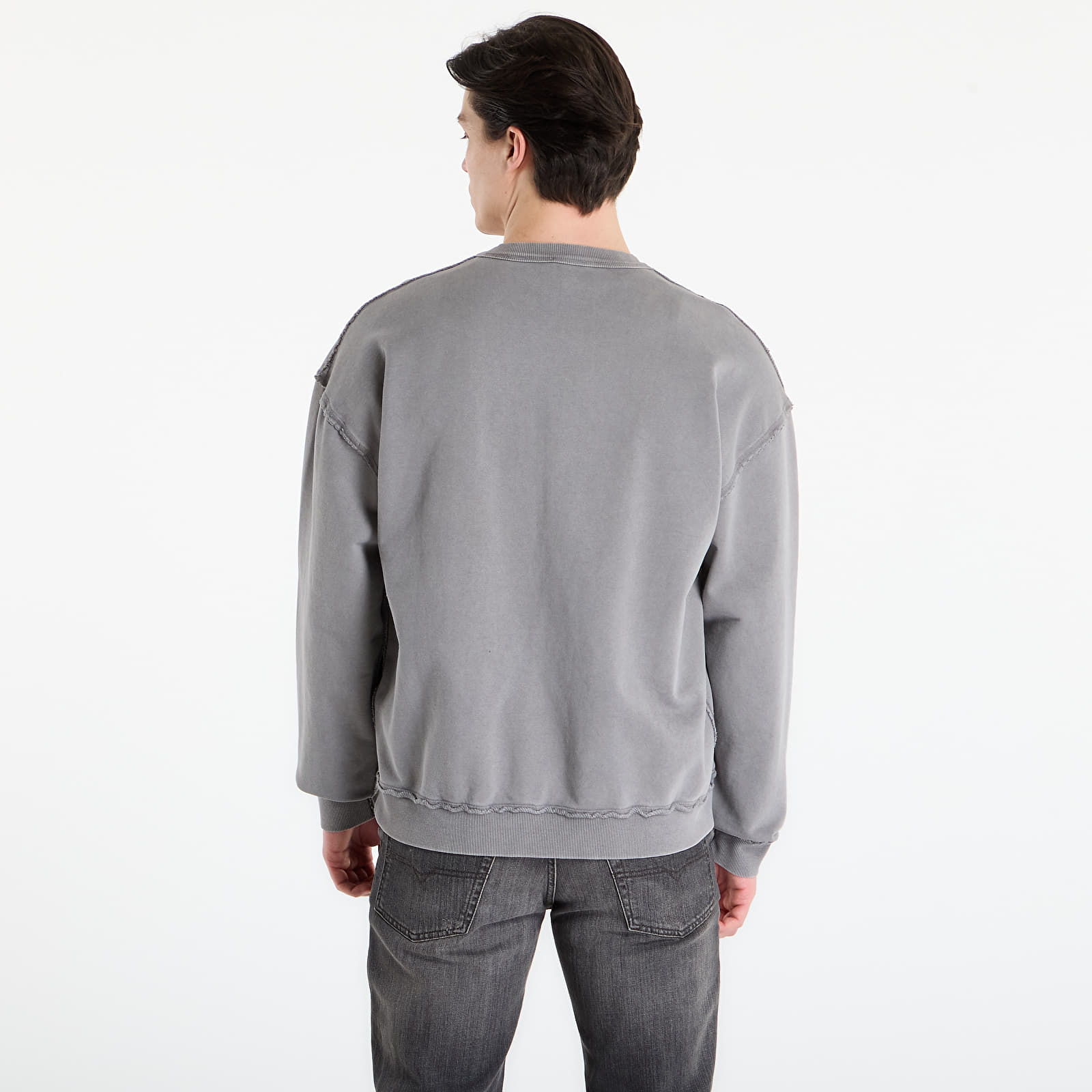 Sweatshirts DIESEL S-Boxt-Raw-V1 Sweat-Shirt Steeple Gray