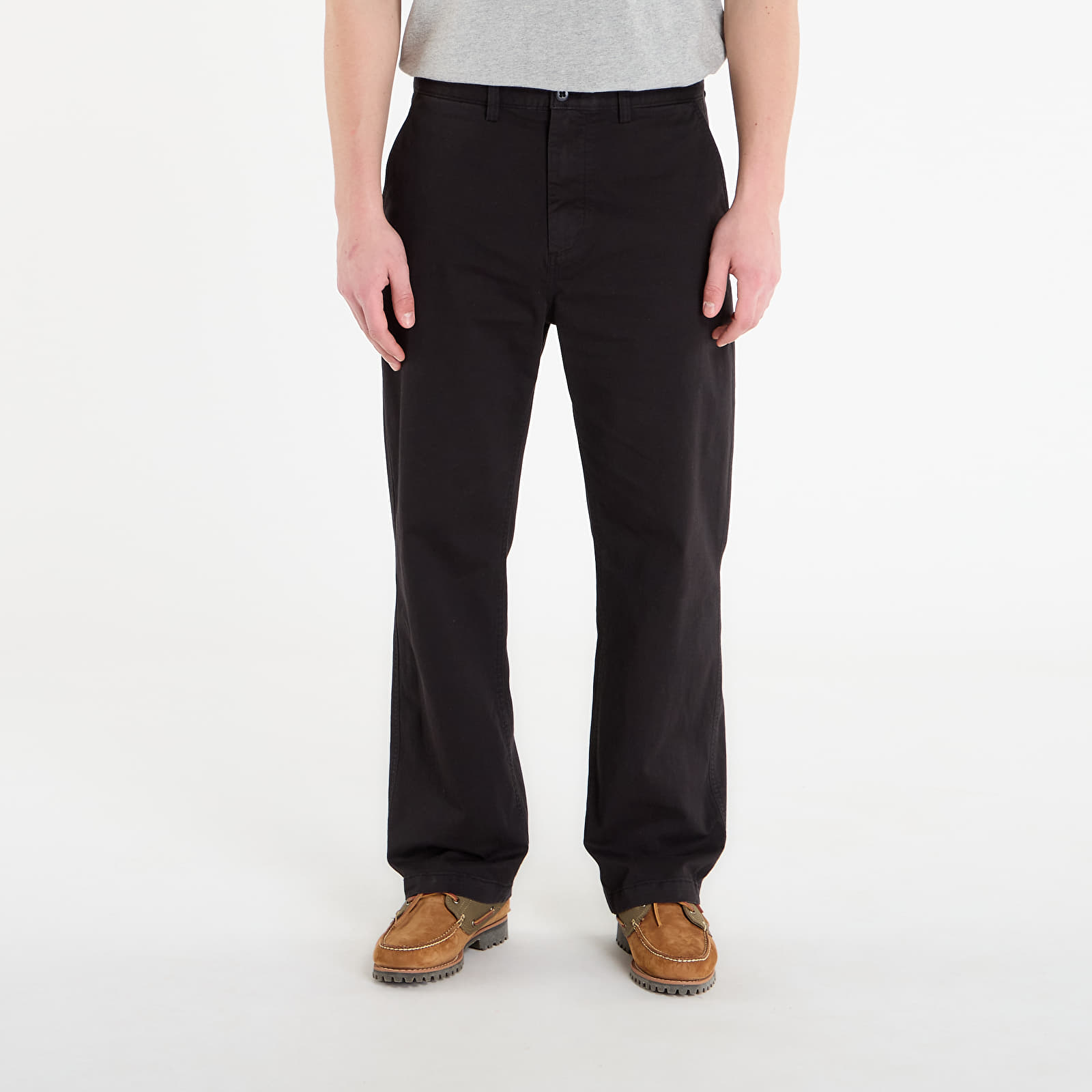 Pánske nohavice GAP 90S Loose Khaki Pants Black