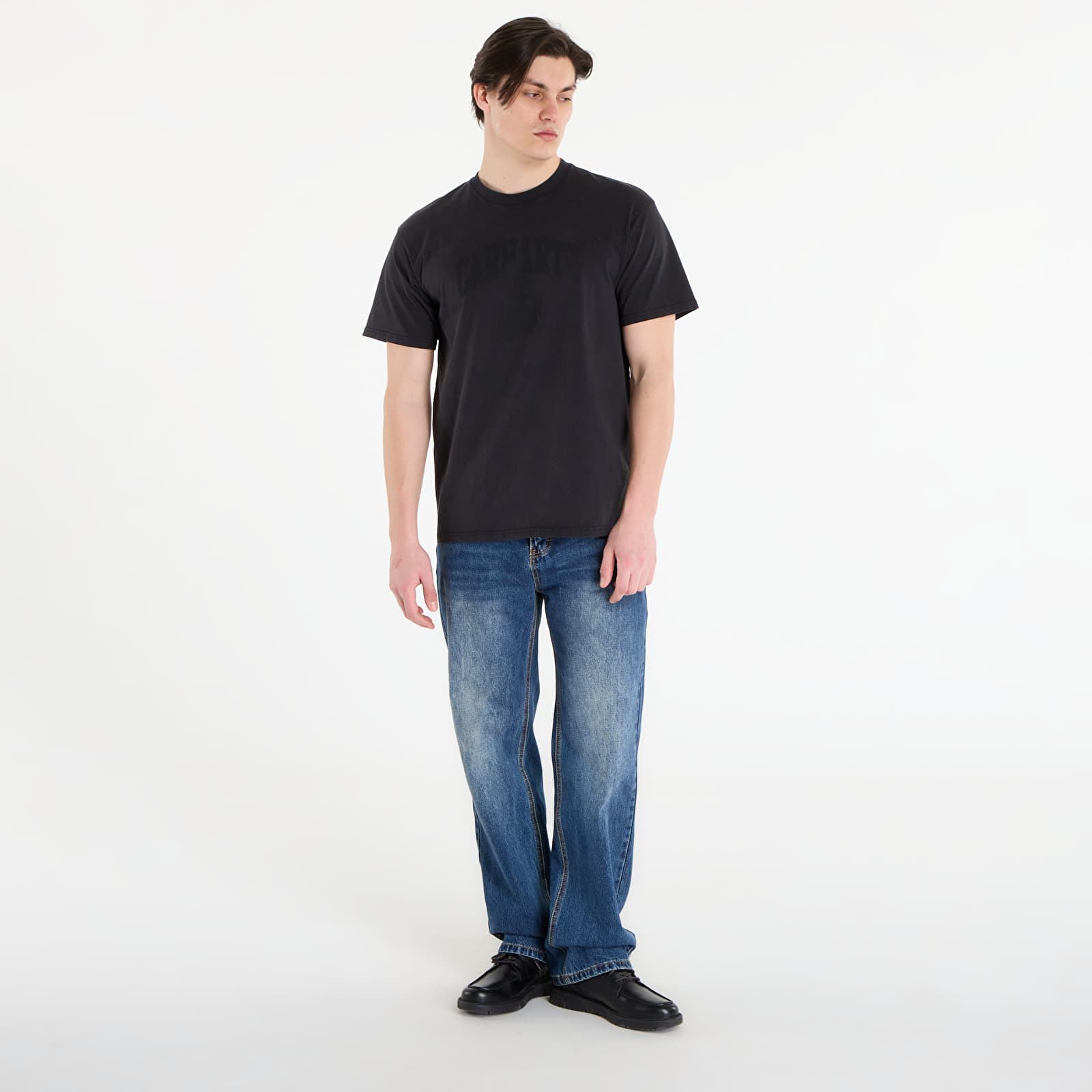 T-shirts Carhartt WIP S/S Faded Pond Corps T-Shirt UNISEX Black