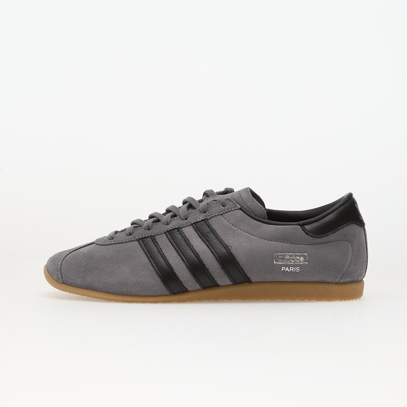 Vīriešu čības un apavi adidas Paris Grey Four/ Core Black/ Gum4