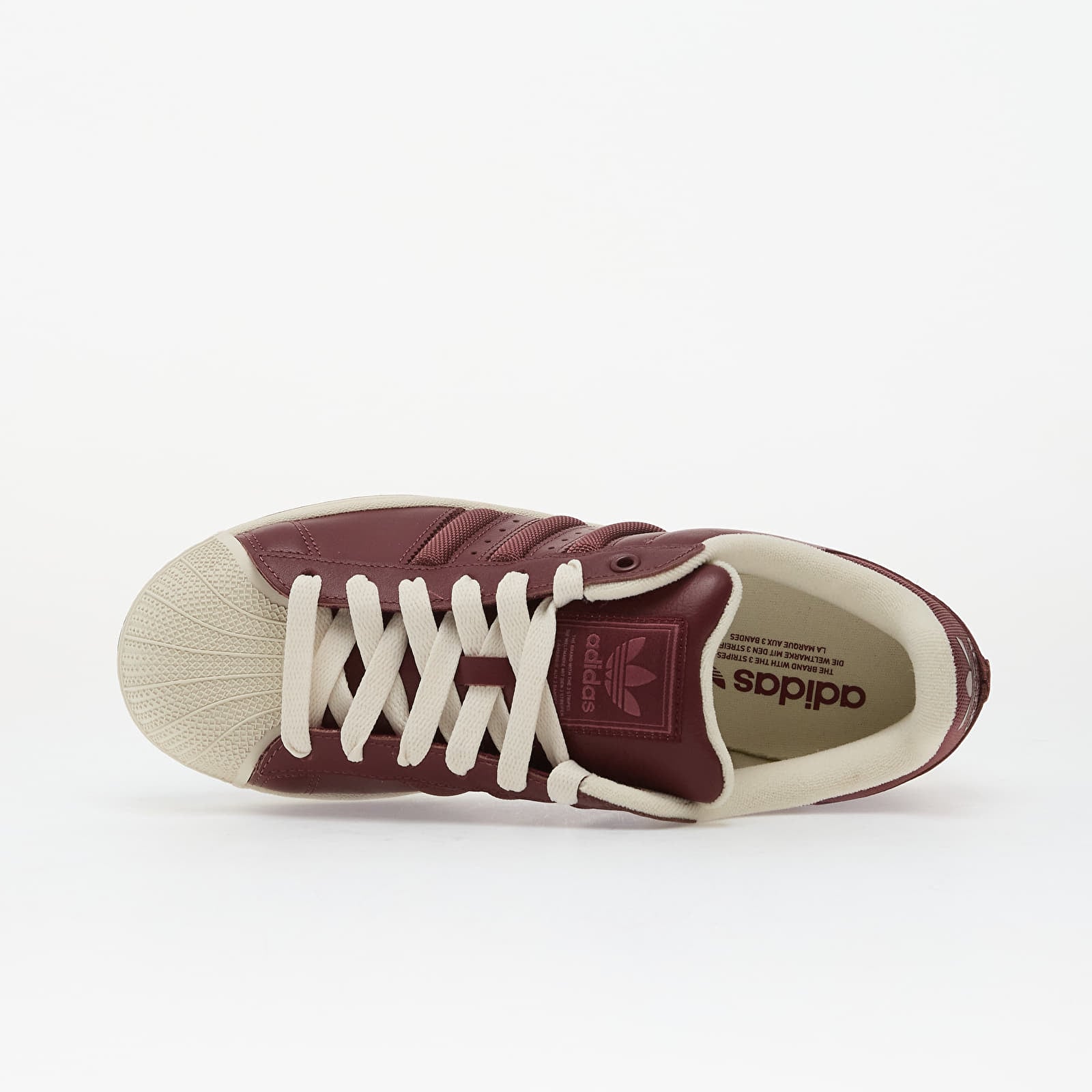 Vīriešu čības un apavi adidas Superstar II Shadow Red/ Supplier Colour/ Off White