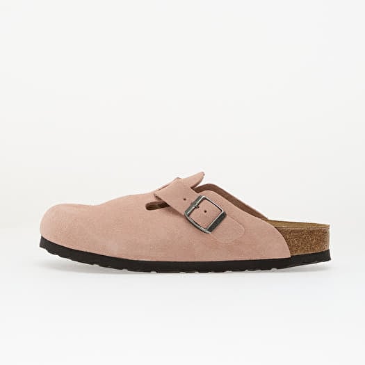 Birkenstock Boston Suede Leather Pink Clay
