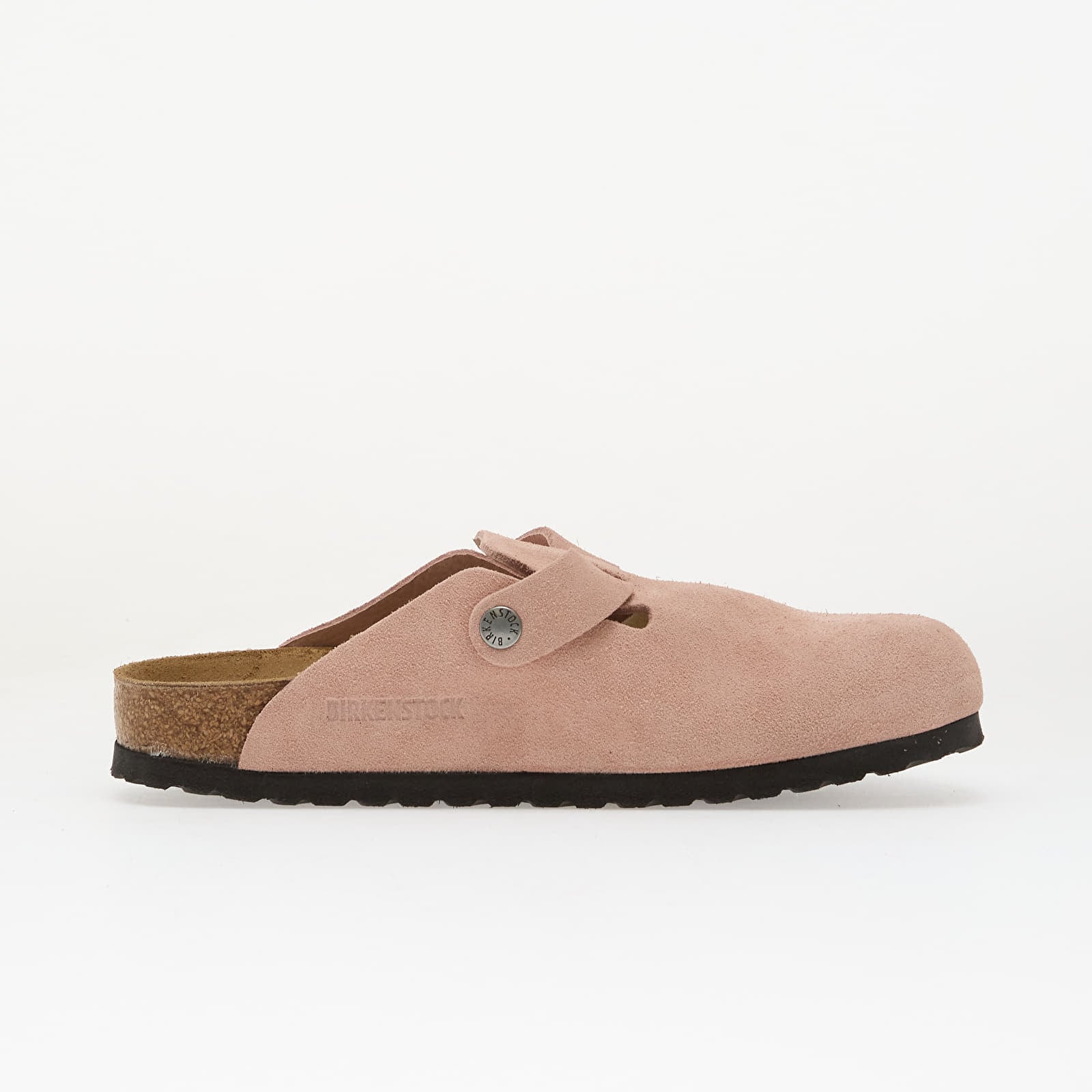 Pánske tenisky a topánky Birkenstock Boston Suede Leather Pink Clay