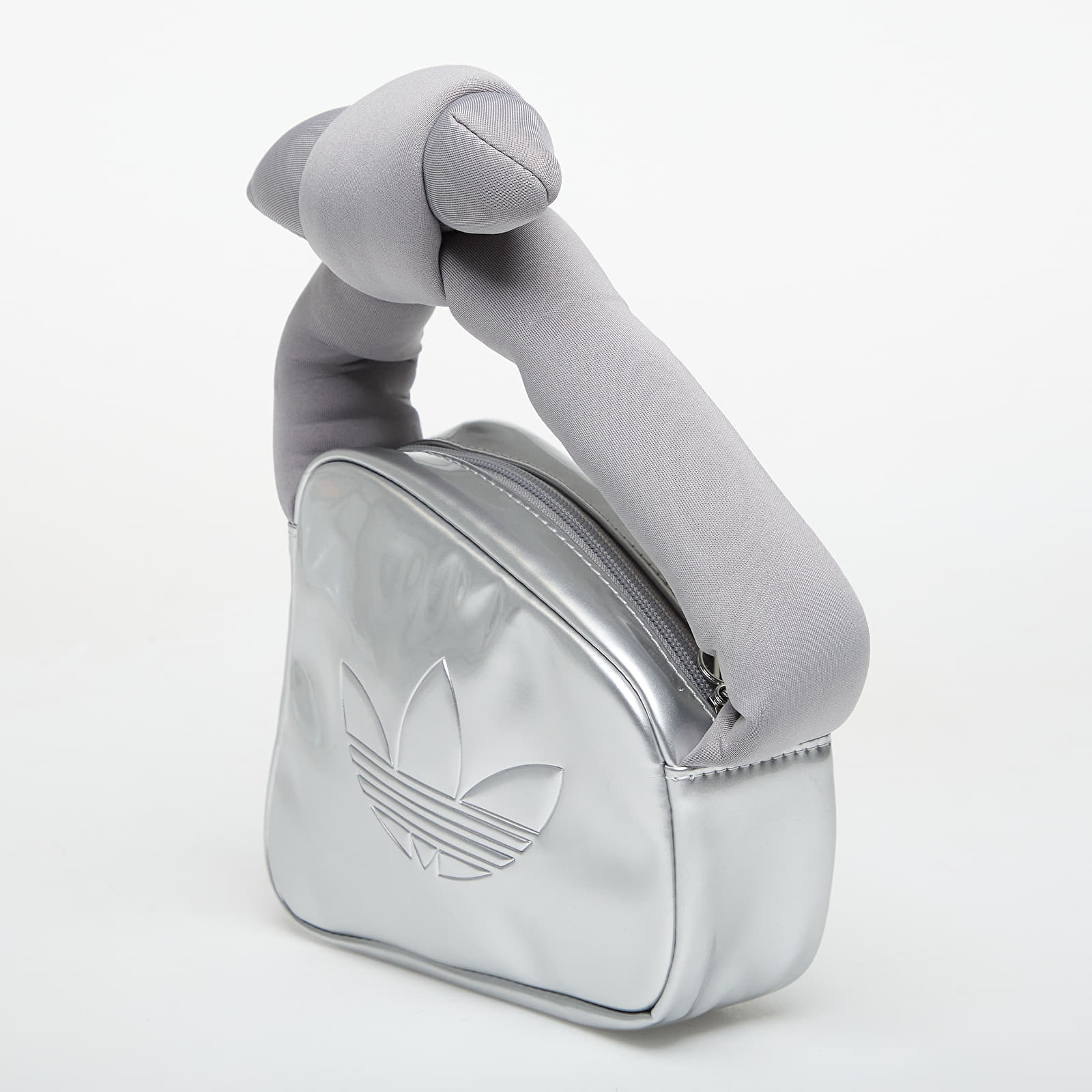 Kabelky adidas Mini Airliner Bag Silver Met./ Aurora Coffee/ Shadow Brown