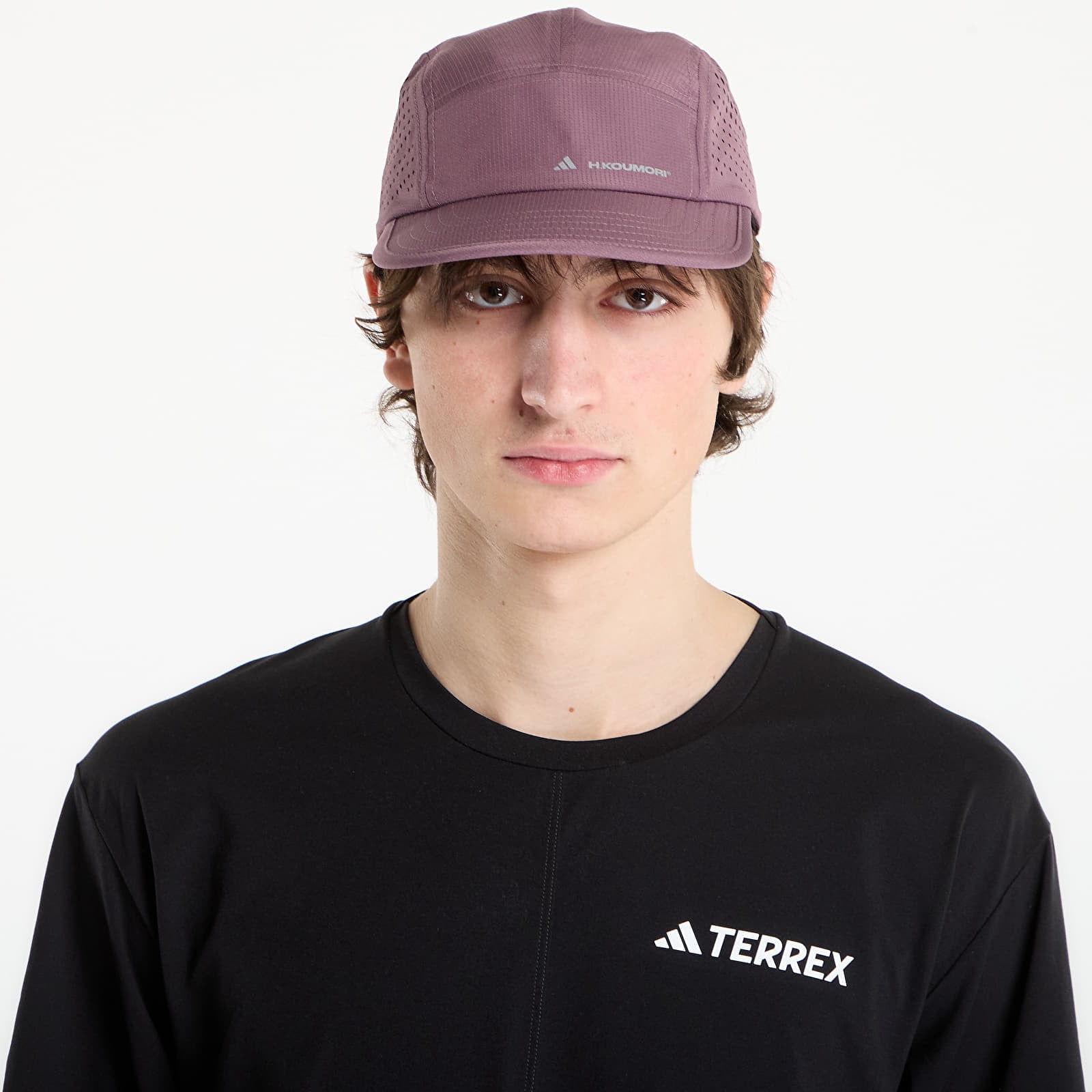 Pánske čiapky adidas Adi365 x Hermanos Koumori Running Cap Shadow Fig/ Refsil