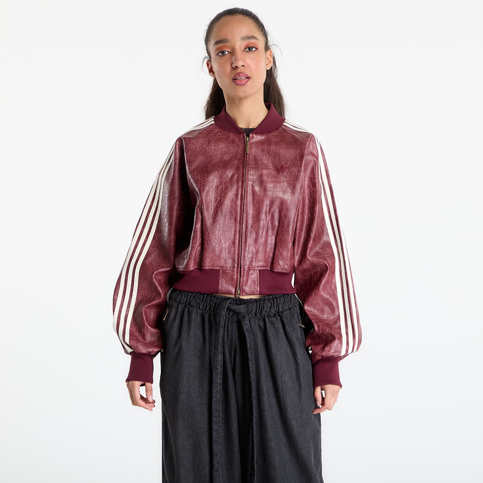 Jacket adidas Sst Plthr Jkt Maroon L
