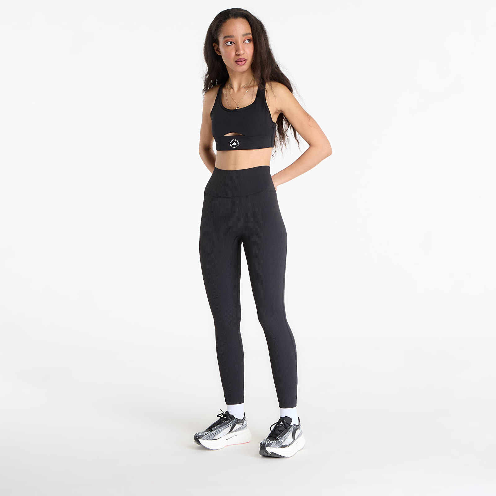 Sieviešu legingi adidas All Me Rib L Black