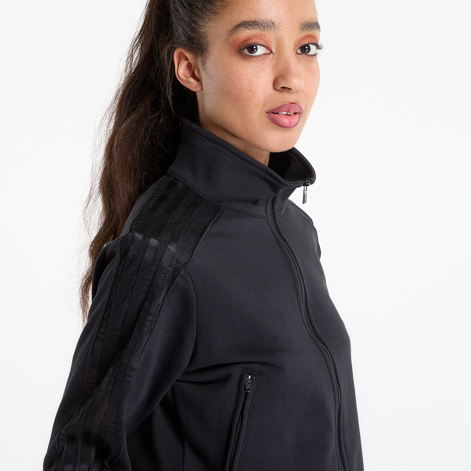 Sweatshirts für Frauen adidas Firebird Lacett Black