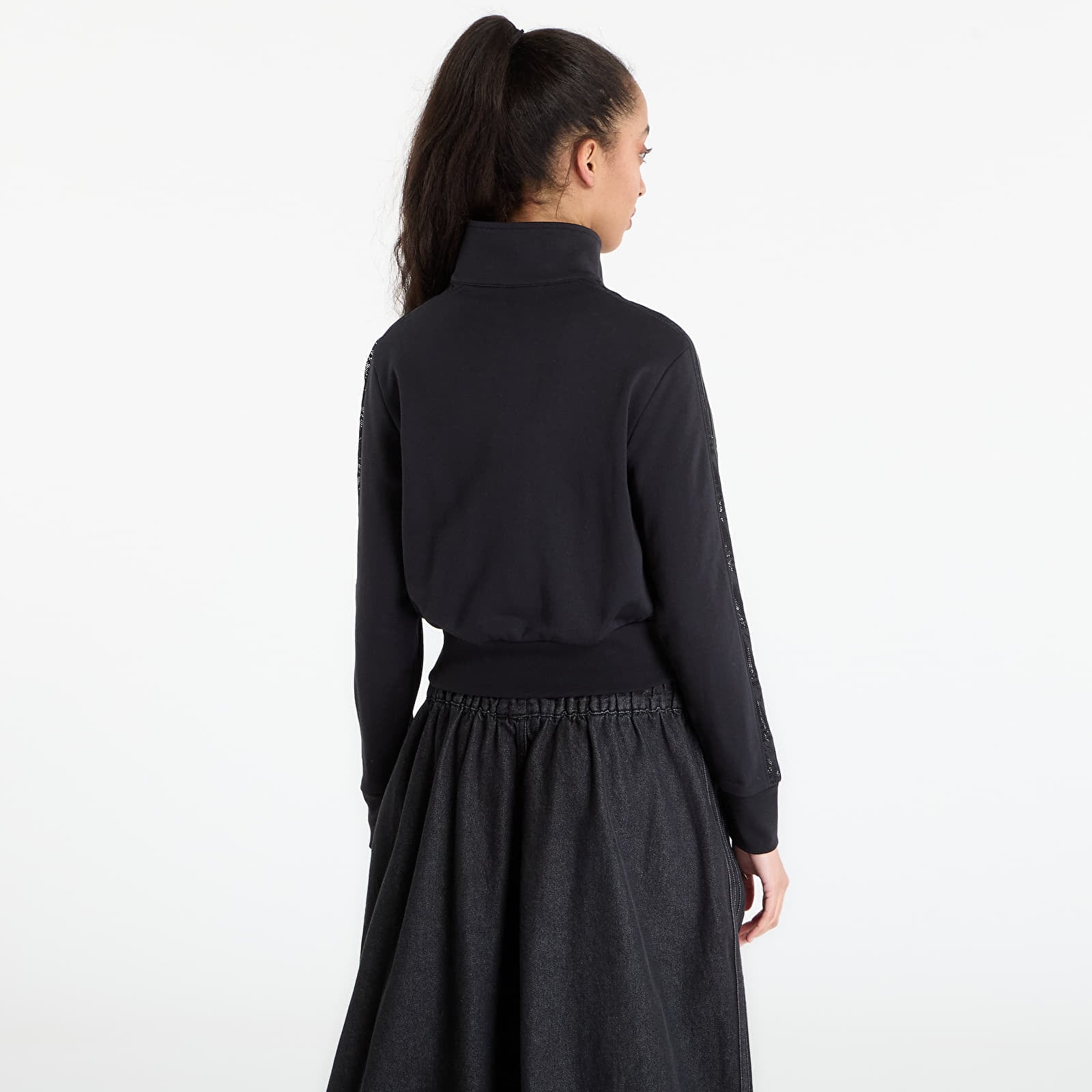 Sweatshirts für Frauen adidas Firebird Lacett Black