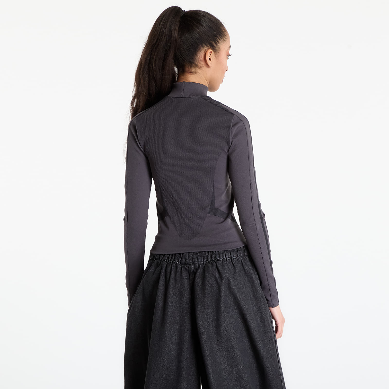 Koszulki adidas Long Sleeve Tee Utility Black/ Black/ Grey Two