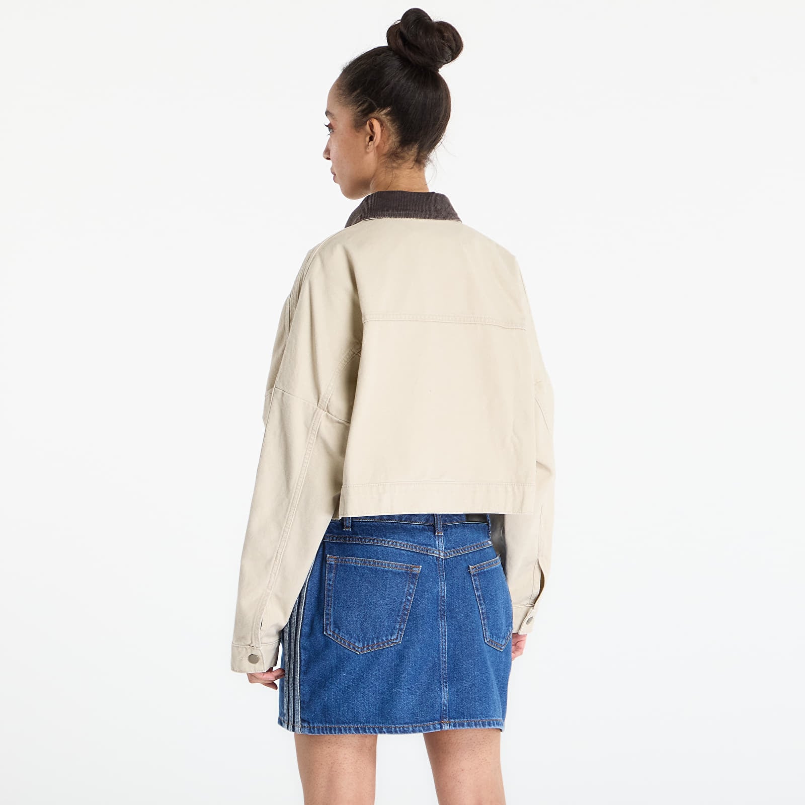 Sieviešu jakas adidas P Ess Canvas Tracktop Jacket Stone Khaki