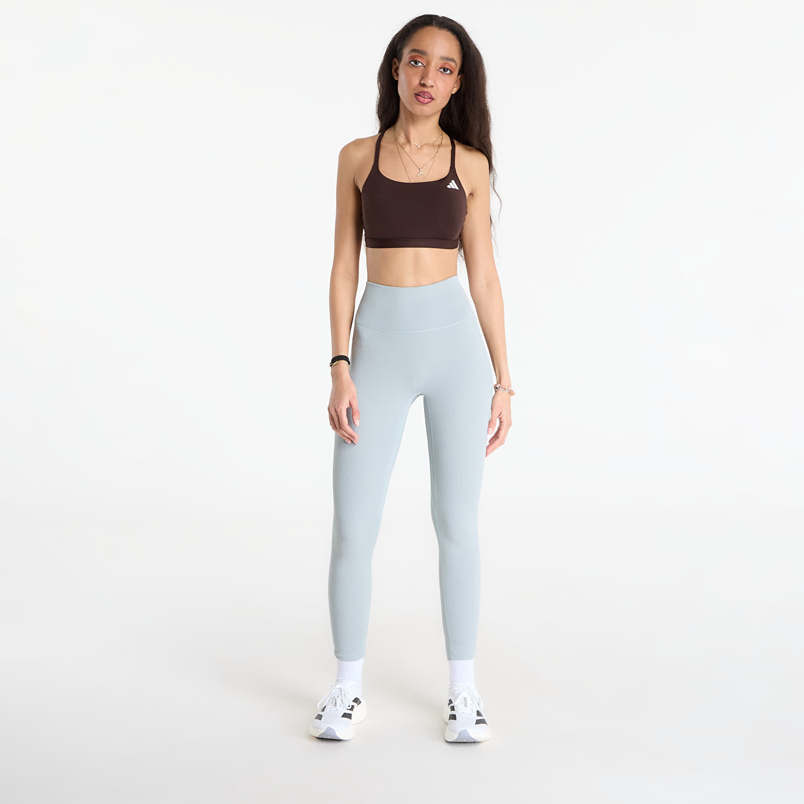 Ženske legice adidas All Me Rib L Wosa