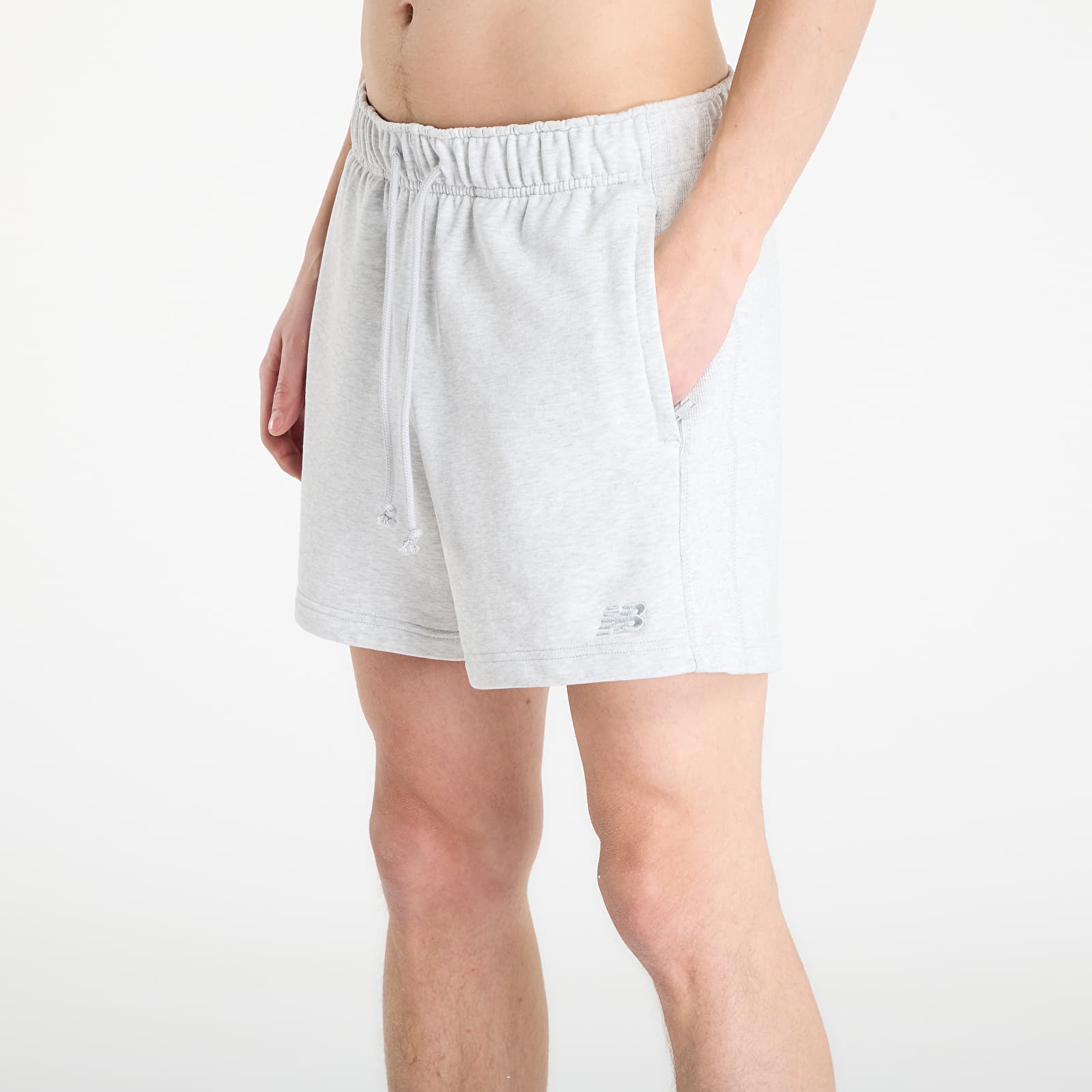 Shorts für Männer New Balance Athletics French Terry Short 5" Ash Heather