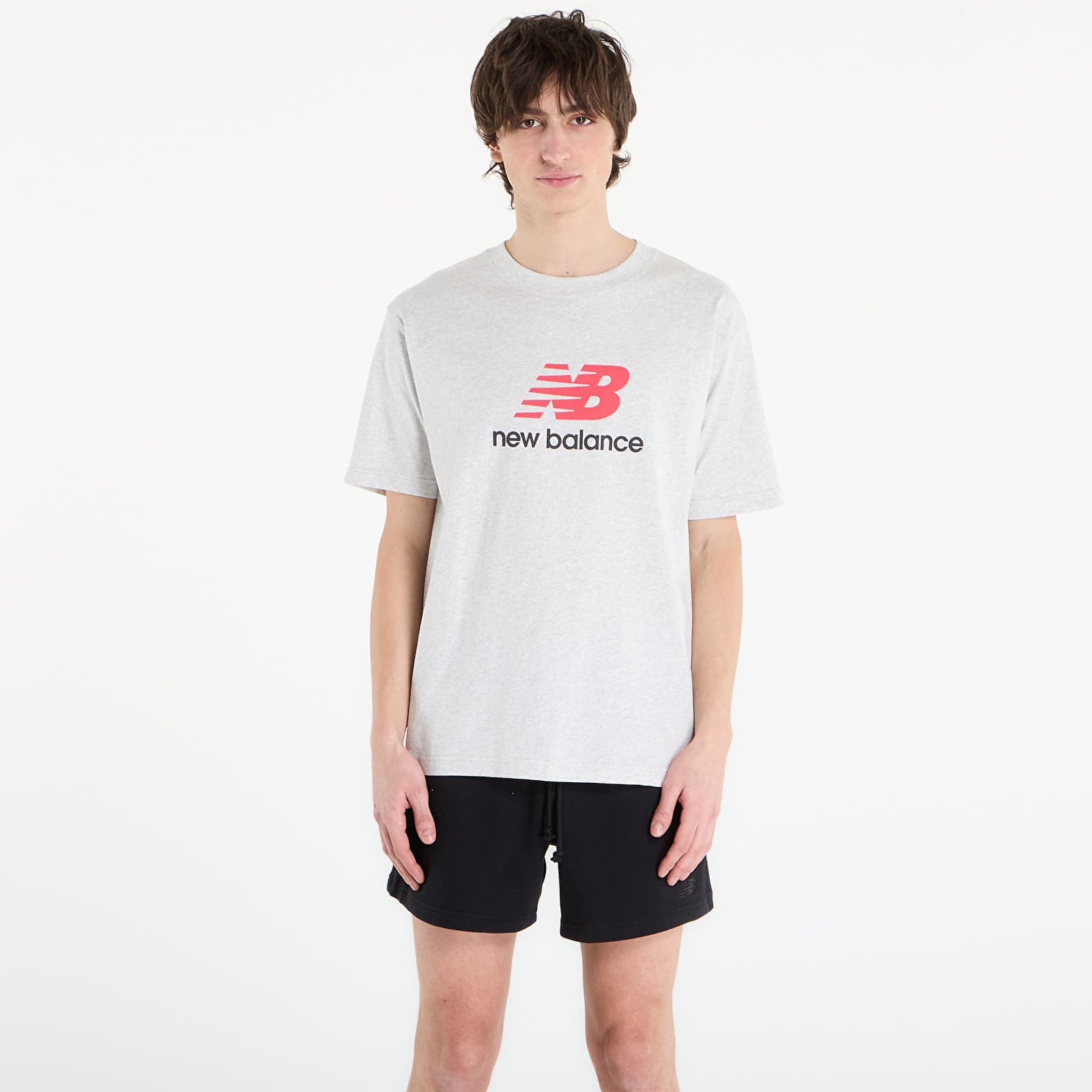 T-shirt New Balance Athletics Logo T-Shirt Ash Heather XXL