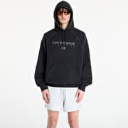 New Balance Linear Graphic Fleece Hoodie Black