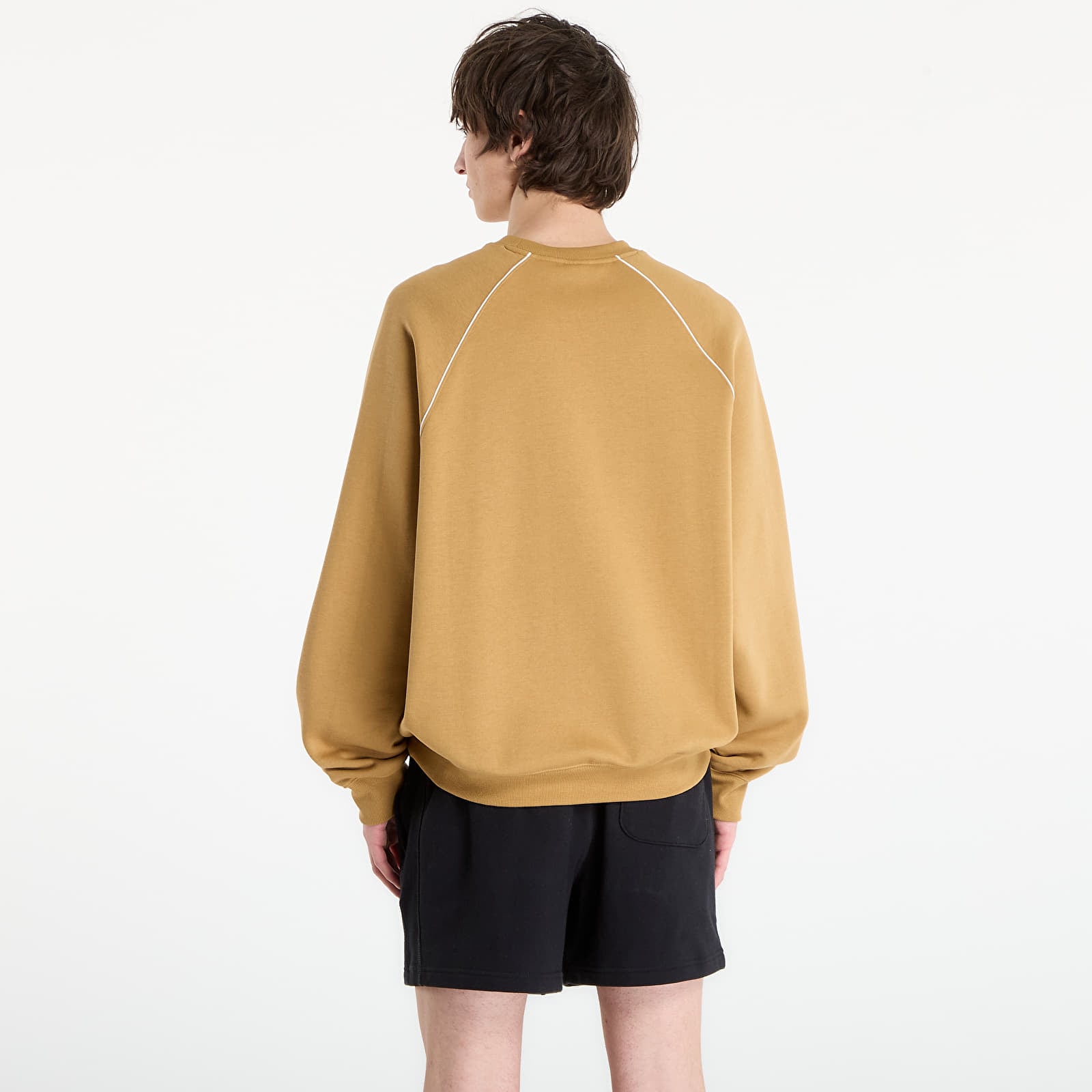 Men's sweatshirts New Balance Linear Graphic Fleece Crew Stucco