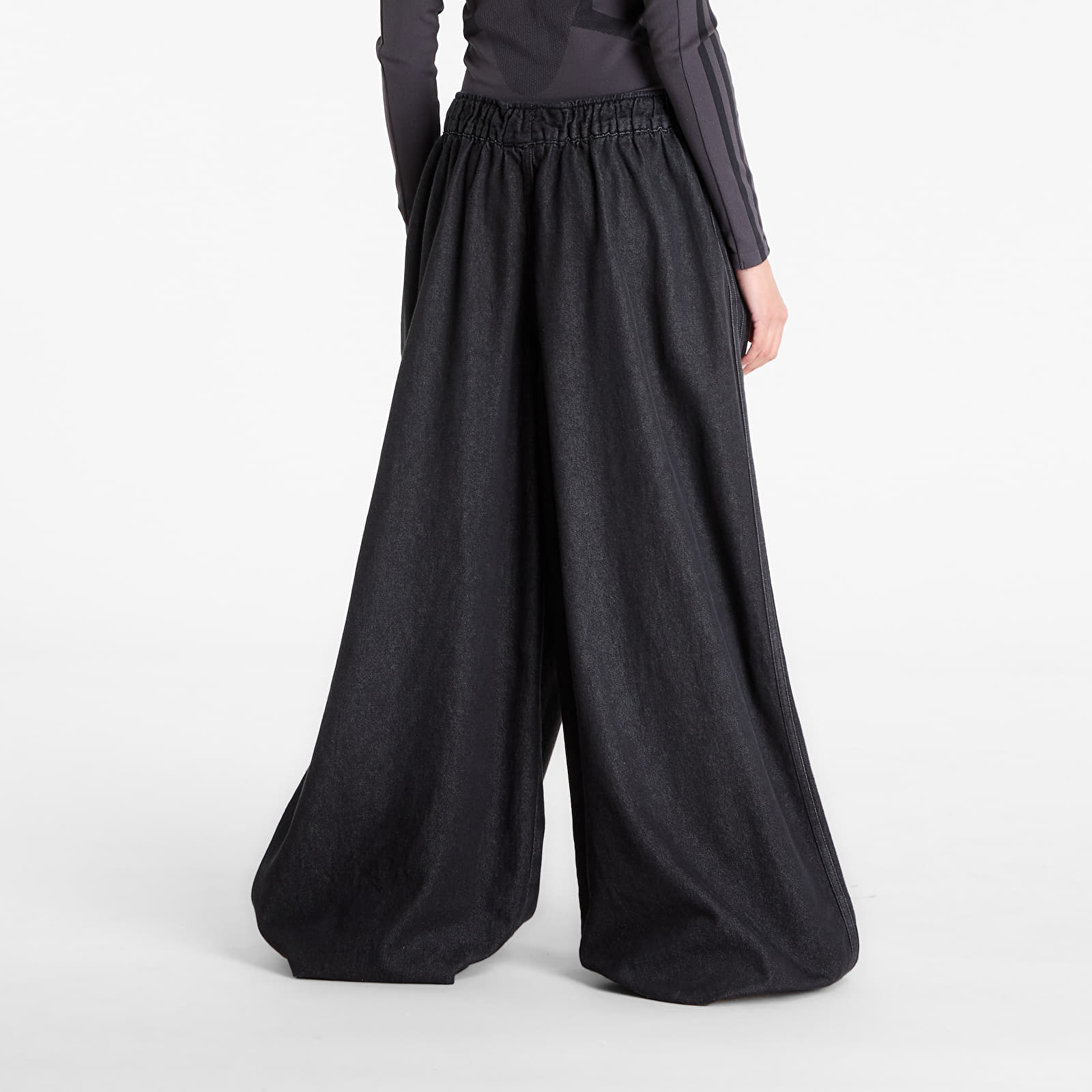 Jeans für Frauen adidas P Ess Denim Track Pants True Black Denim