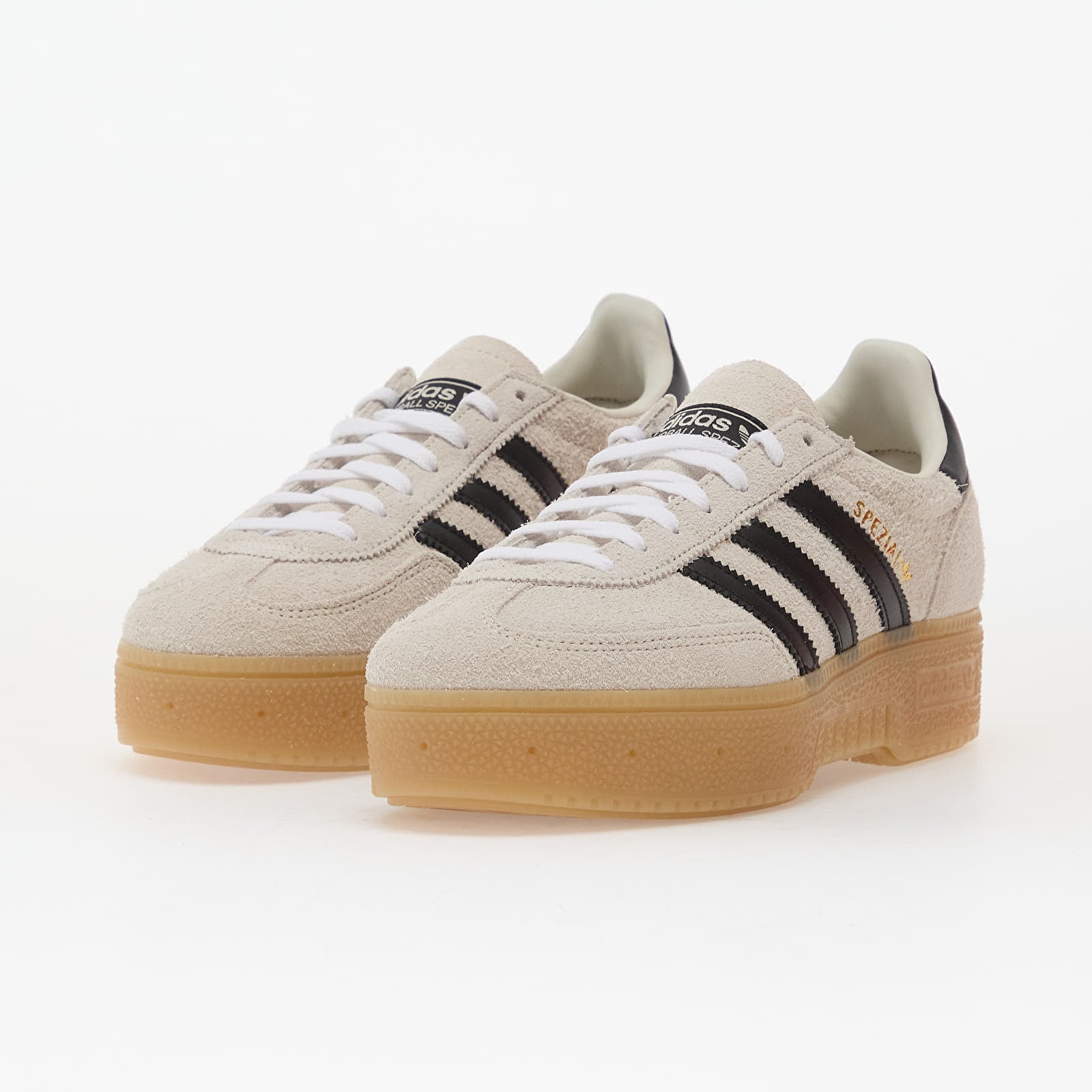 Dámske topánky a tenisky adidas Handball Spezial Bold W Aluminium/ Core Black/ Gum