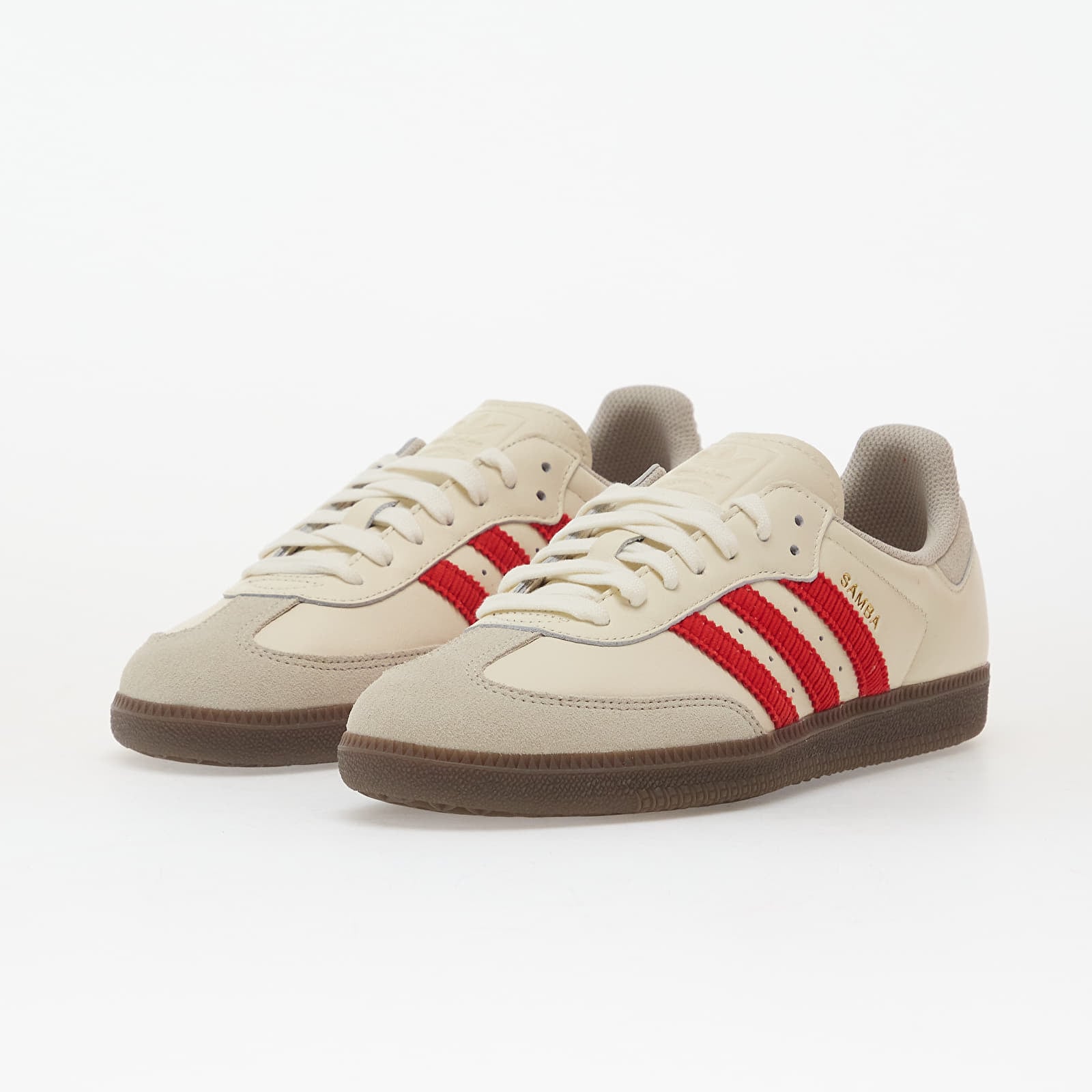 Turnschuhe und Schuhe für Männer adidas Samba Og Off White/ Better Scarlet/ Gum5