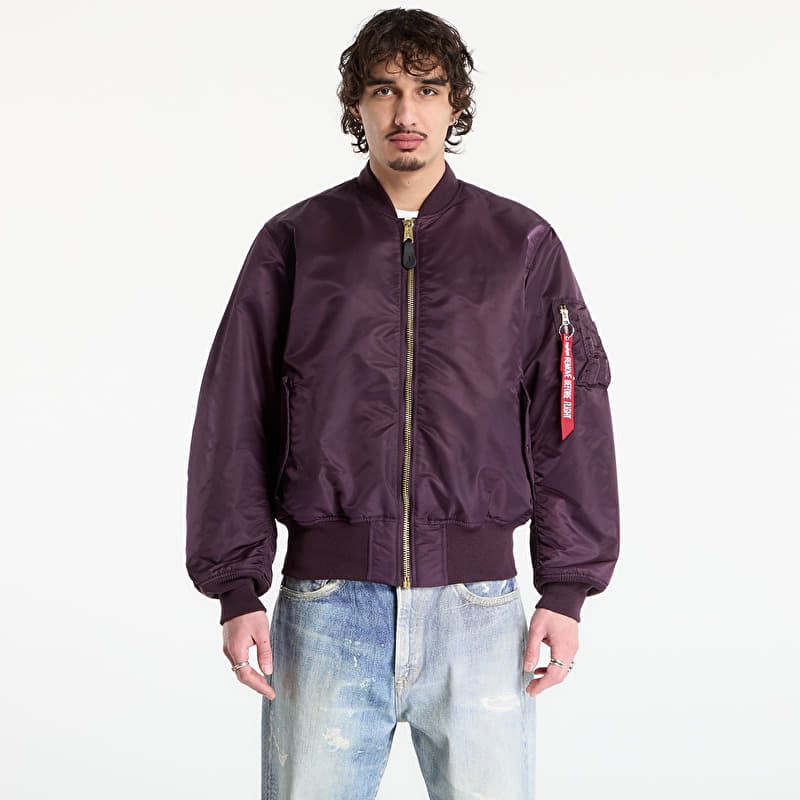 Bunda Alpha Industries MA-1 Heritage Bomber Plum