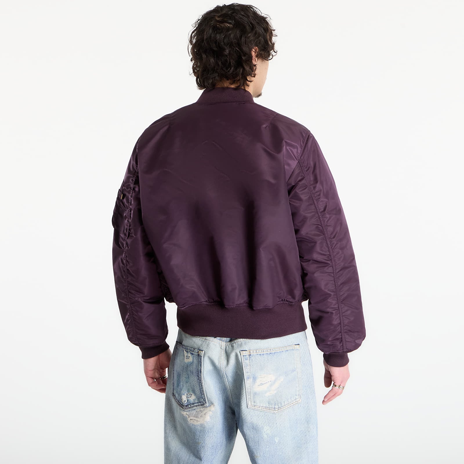 Herrenjacken Alpha Industries MA-1 Heritage Bomber Plum