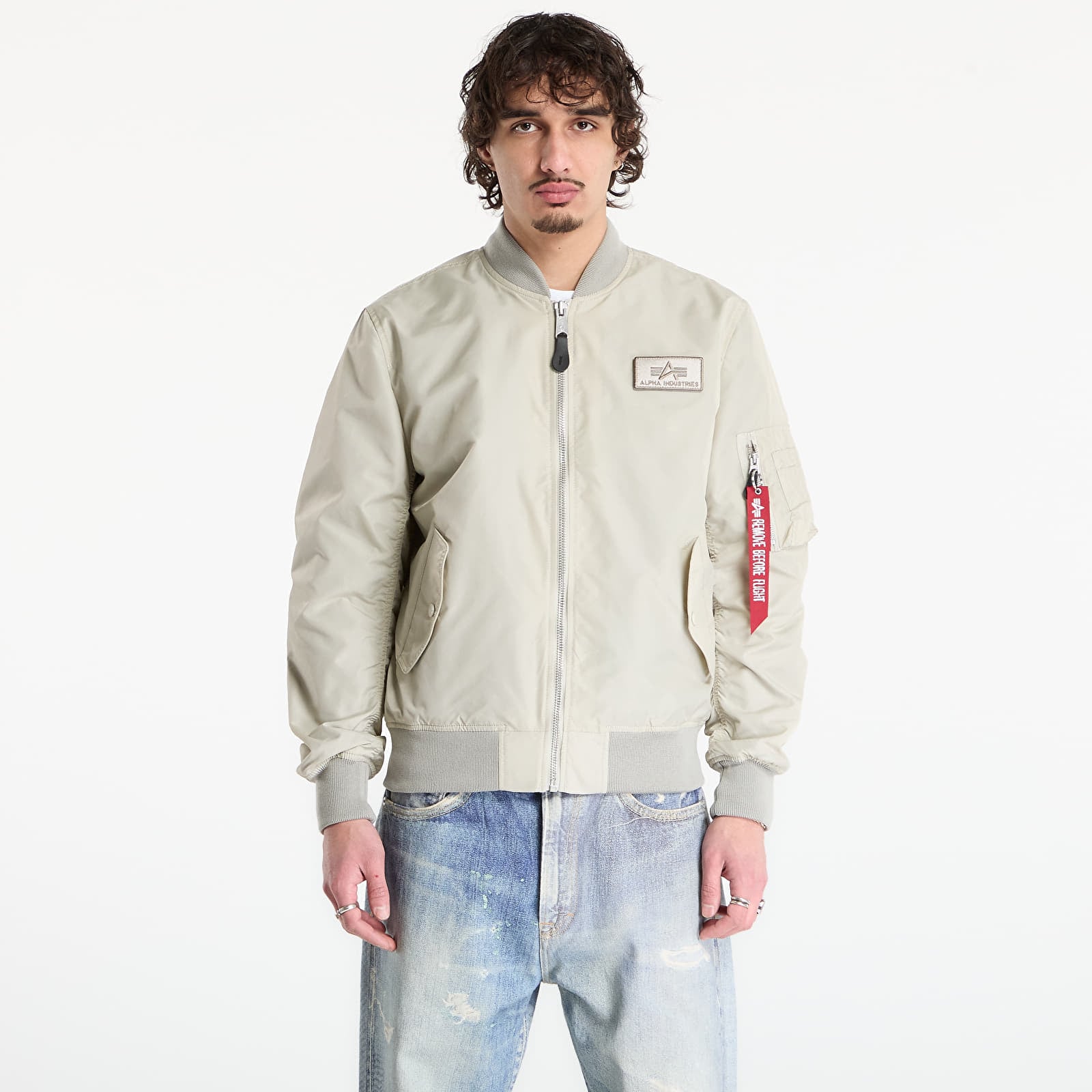 Herrenjacken Alpha Industries MA-1 TTC Light Stone