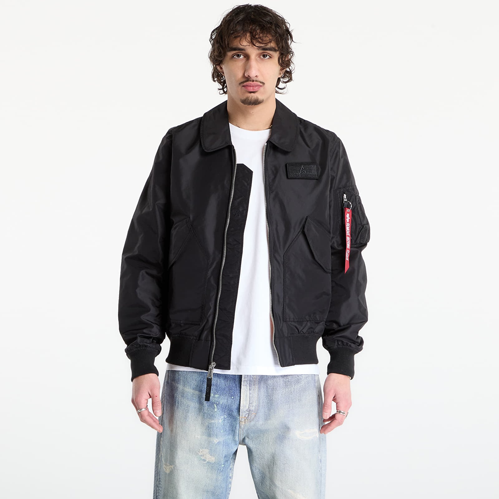 Kavajer för män Alpha Industries CWU-36/P TT Light Black