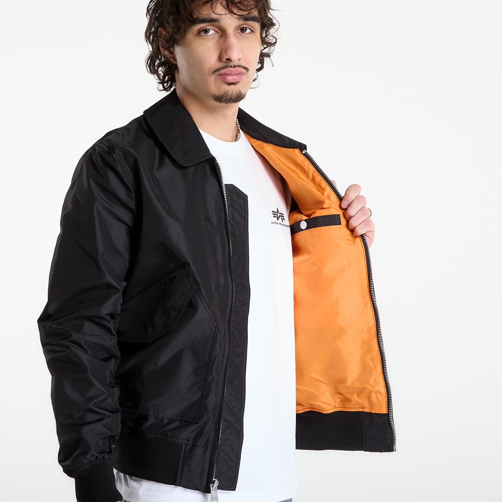 Kavajer för män Alpha Industries CWU-36/P TT Light Black