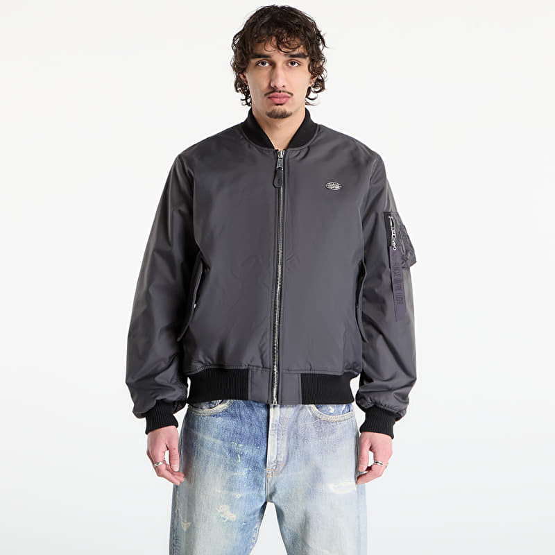 Bunda Alpha Industries World Logo MA-1 Vintage Grey