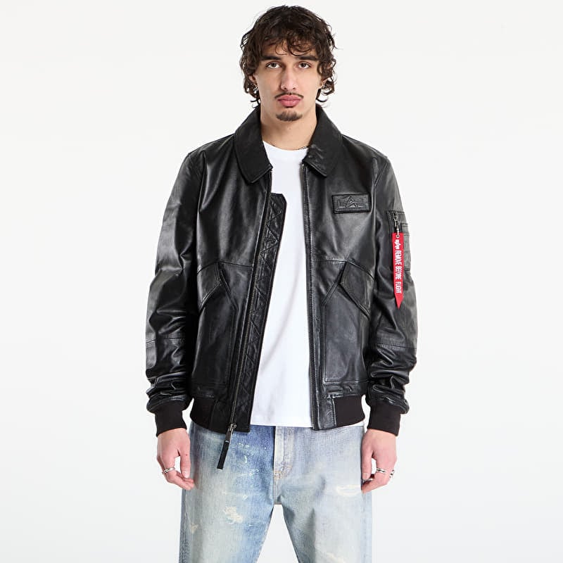 Jacket Alpha Industries CWU-45/P Leather Black