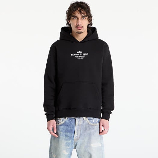 Sweatshirt Alpha Industries Return To Base Hoodie Black