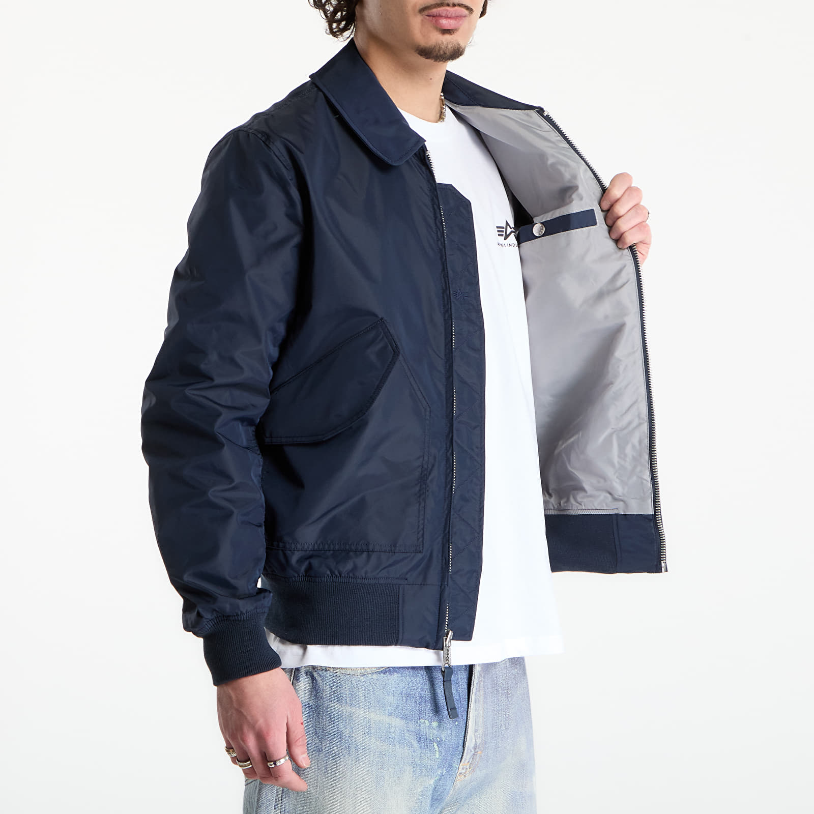 Men's jackets Alpha Industries CWU-36/P TT Light Rep.Blue