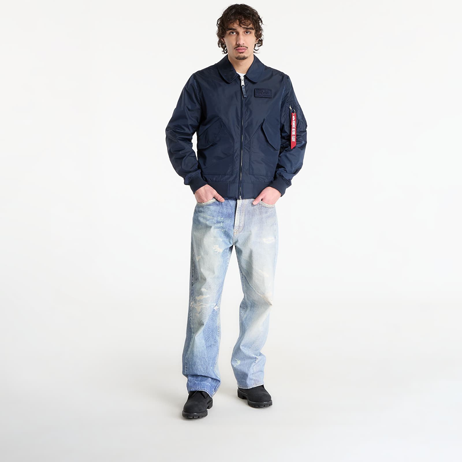 Men's jackets Alpha Industries CWU-36/P TT Light Rep.Blue