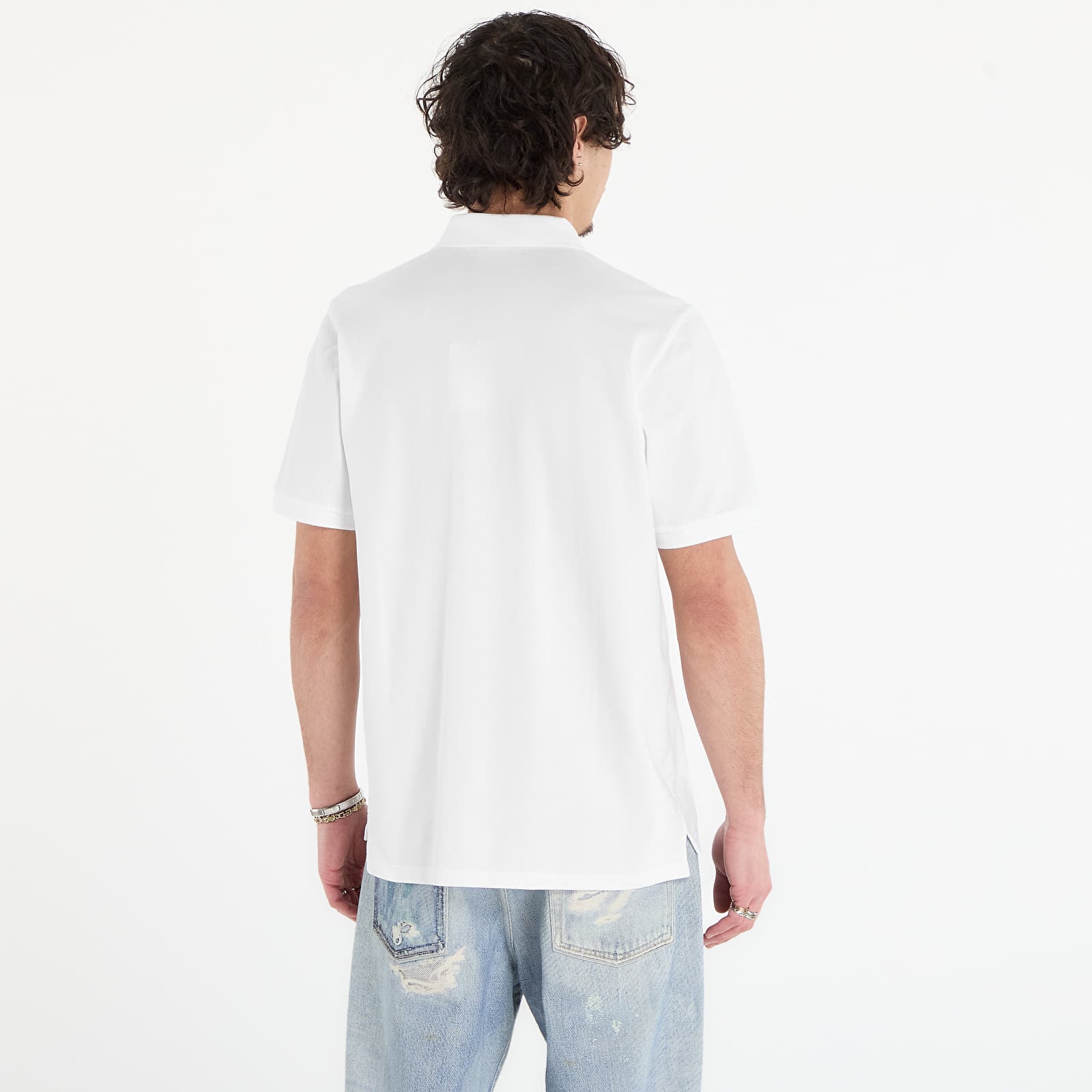 Men's T-shirts Carhartt WIP S/S Chase Pique Polo UNISEX White/ Gold